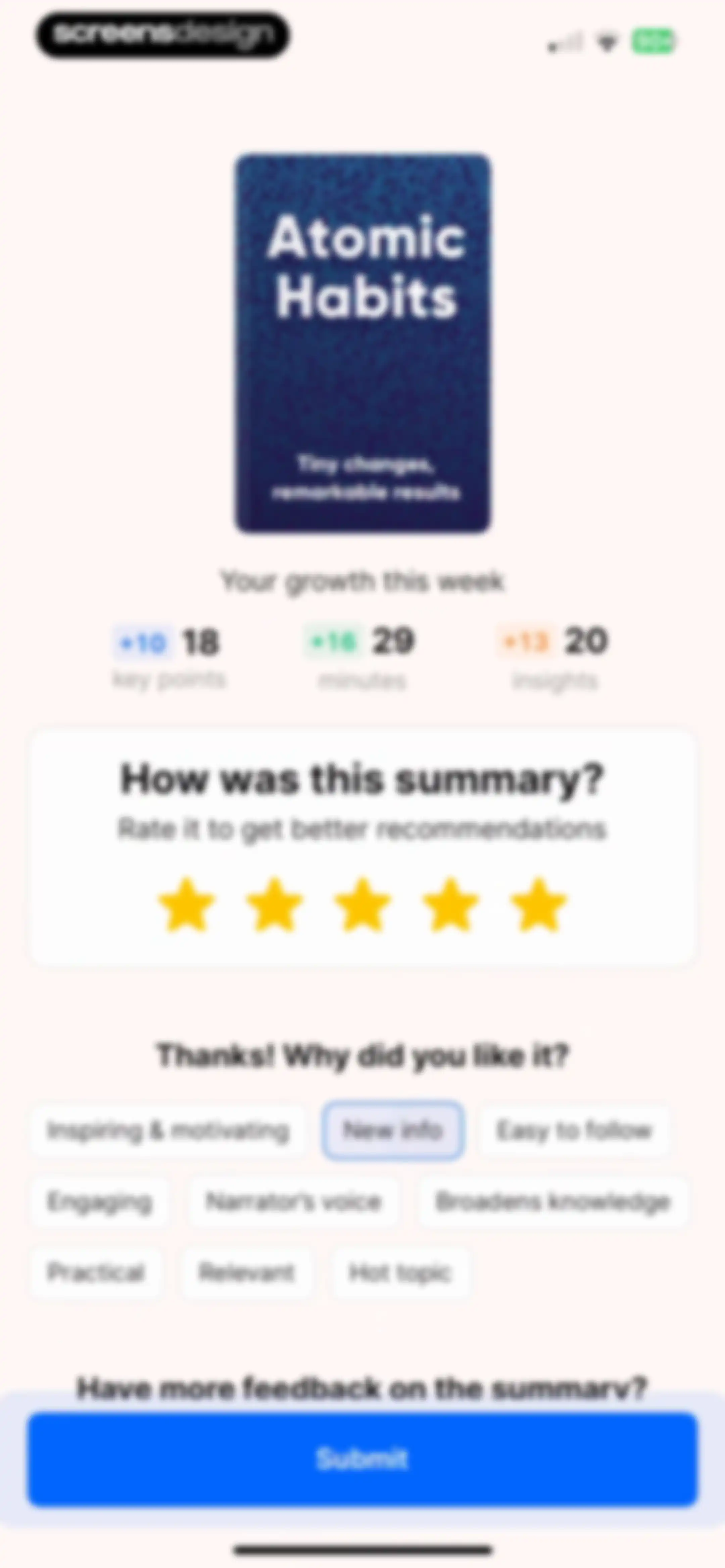 Headway - Daily Micro Learning screen 90