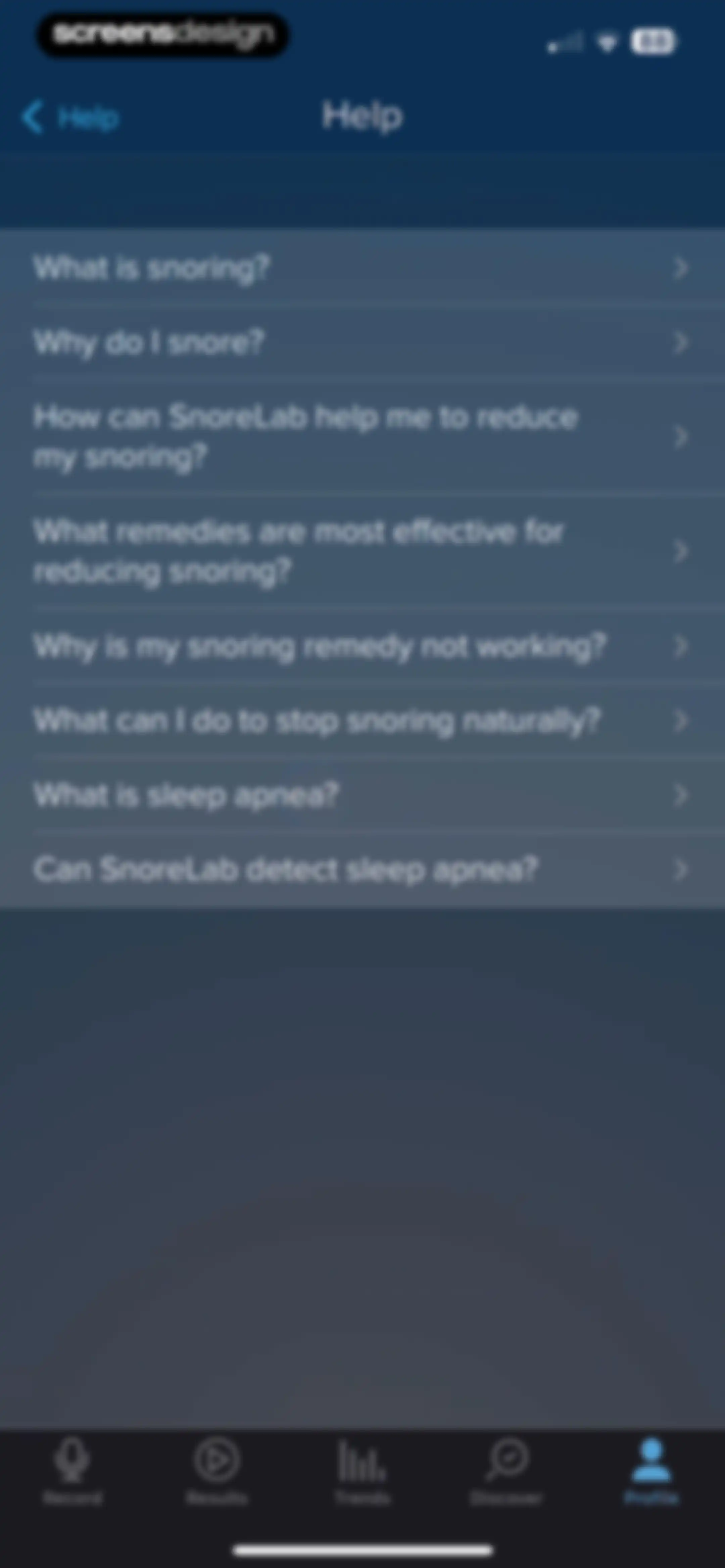 SnoreLab : Record Your Snoring screen 99