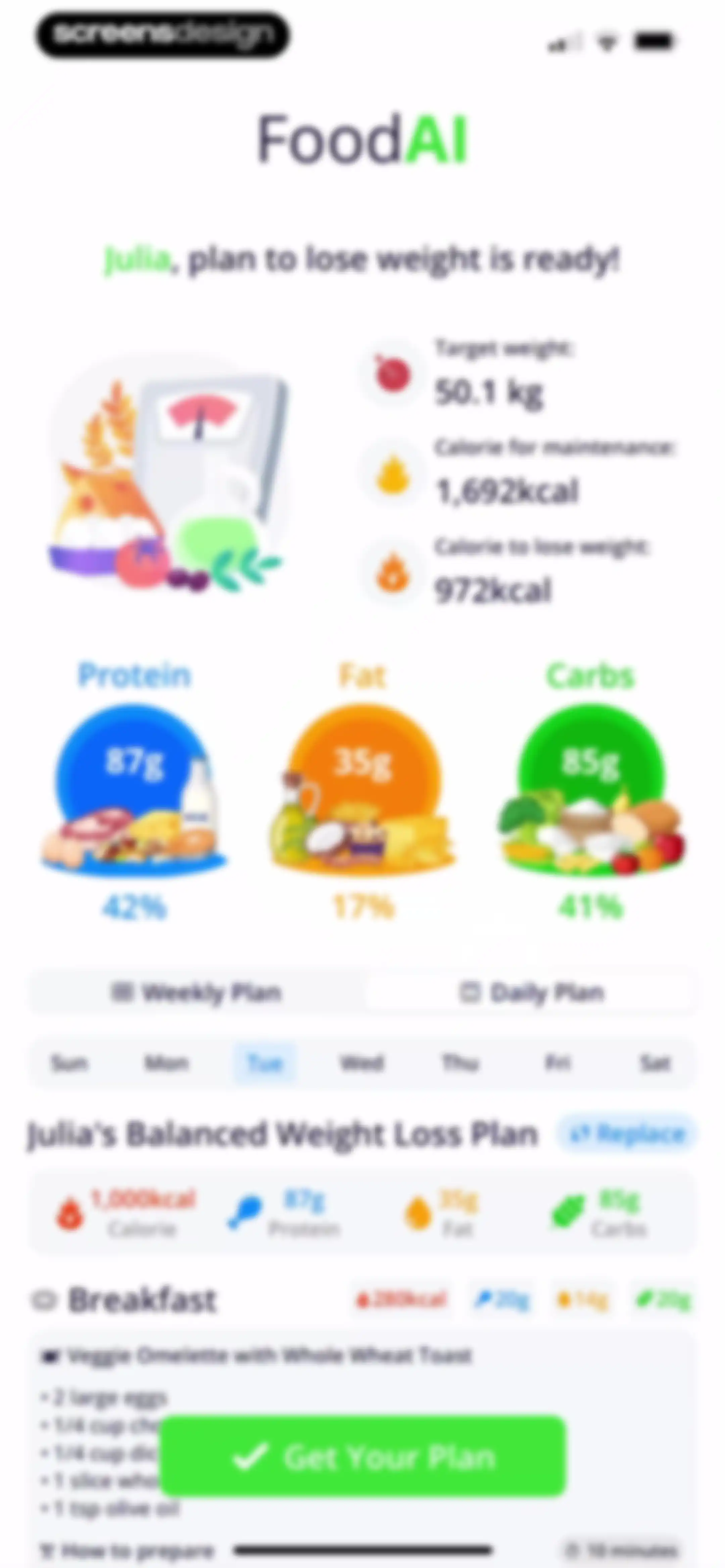 Calorie Tracker・Diet: Food AI screen 40