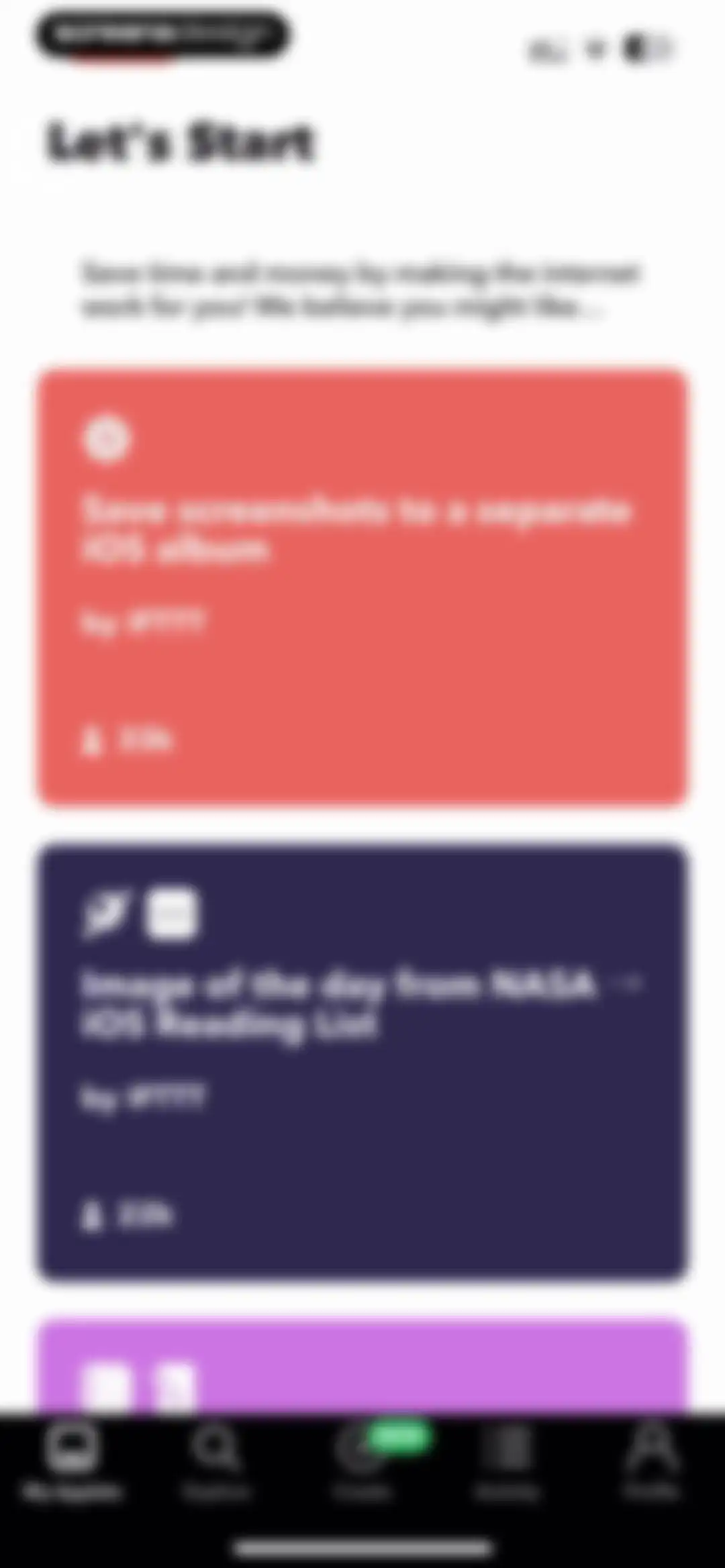 IFTTT - Automate work and home screen 11