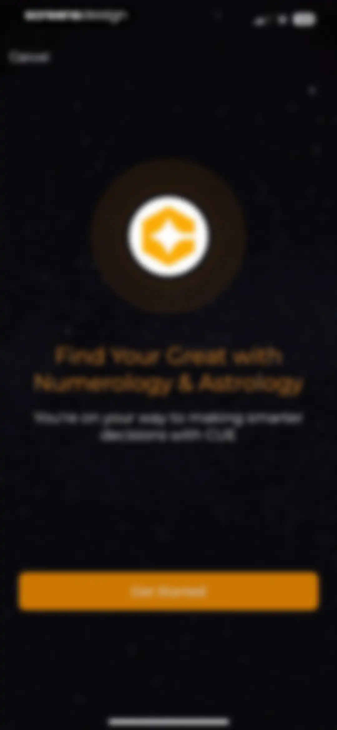 CUE Astrology screen 2