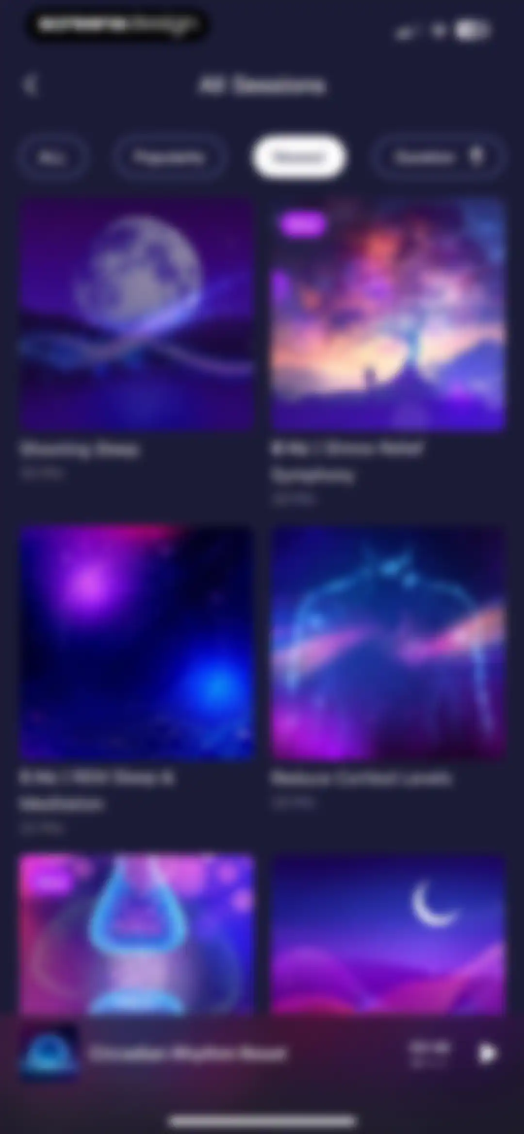Frequency: Healing Sounds screen 42