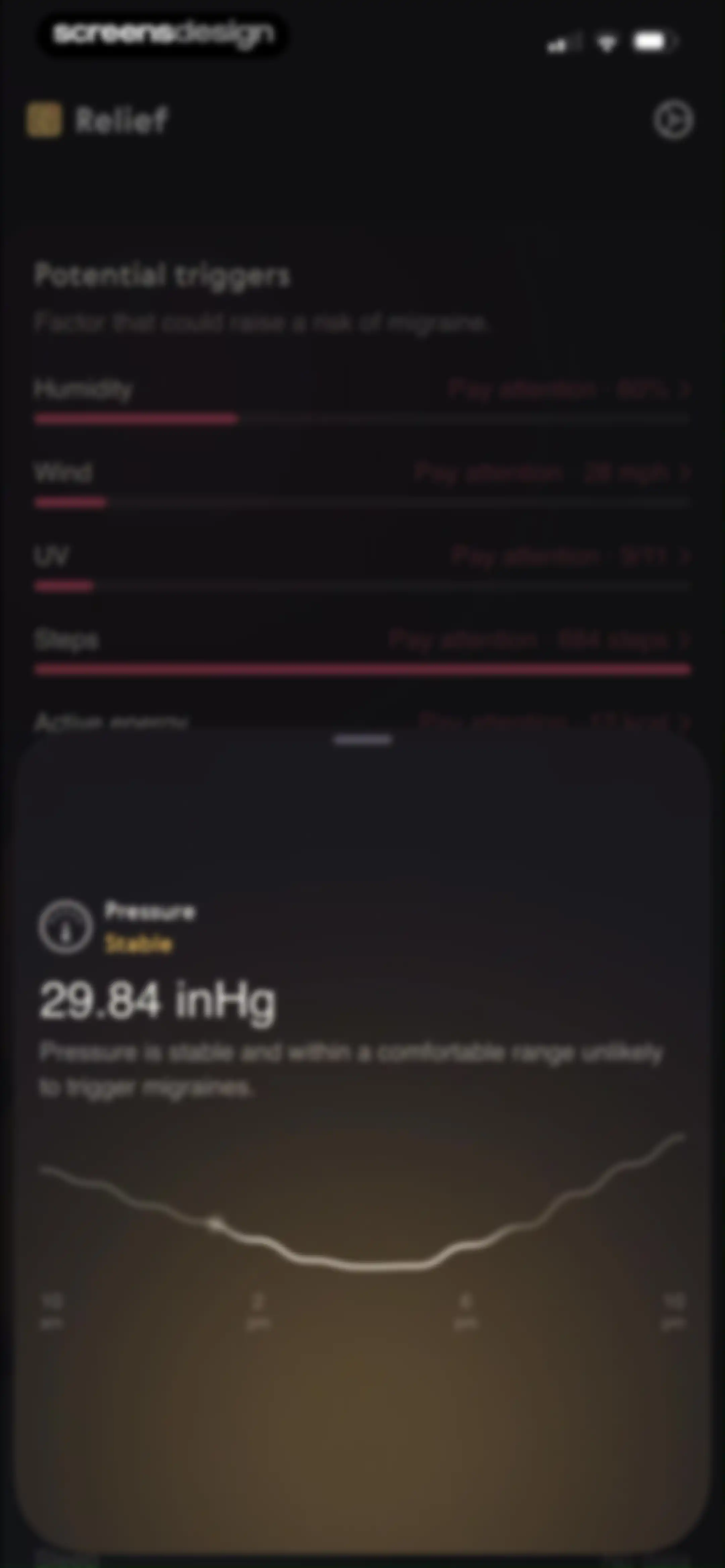 Relief - Migraine Tracker screen 43
