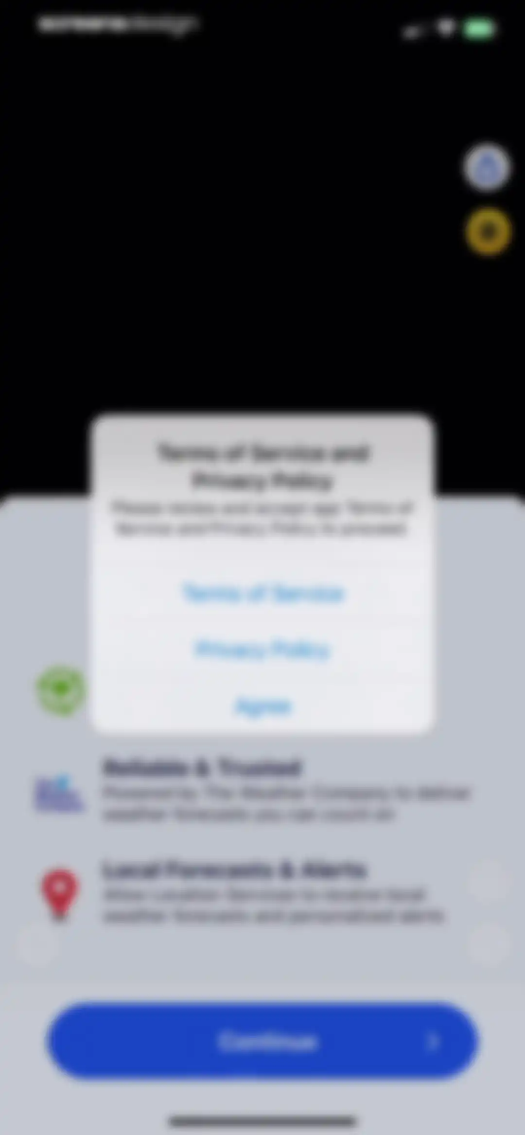 Weather Hi-Def Radar Forecast screen 2