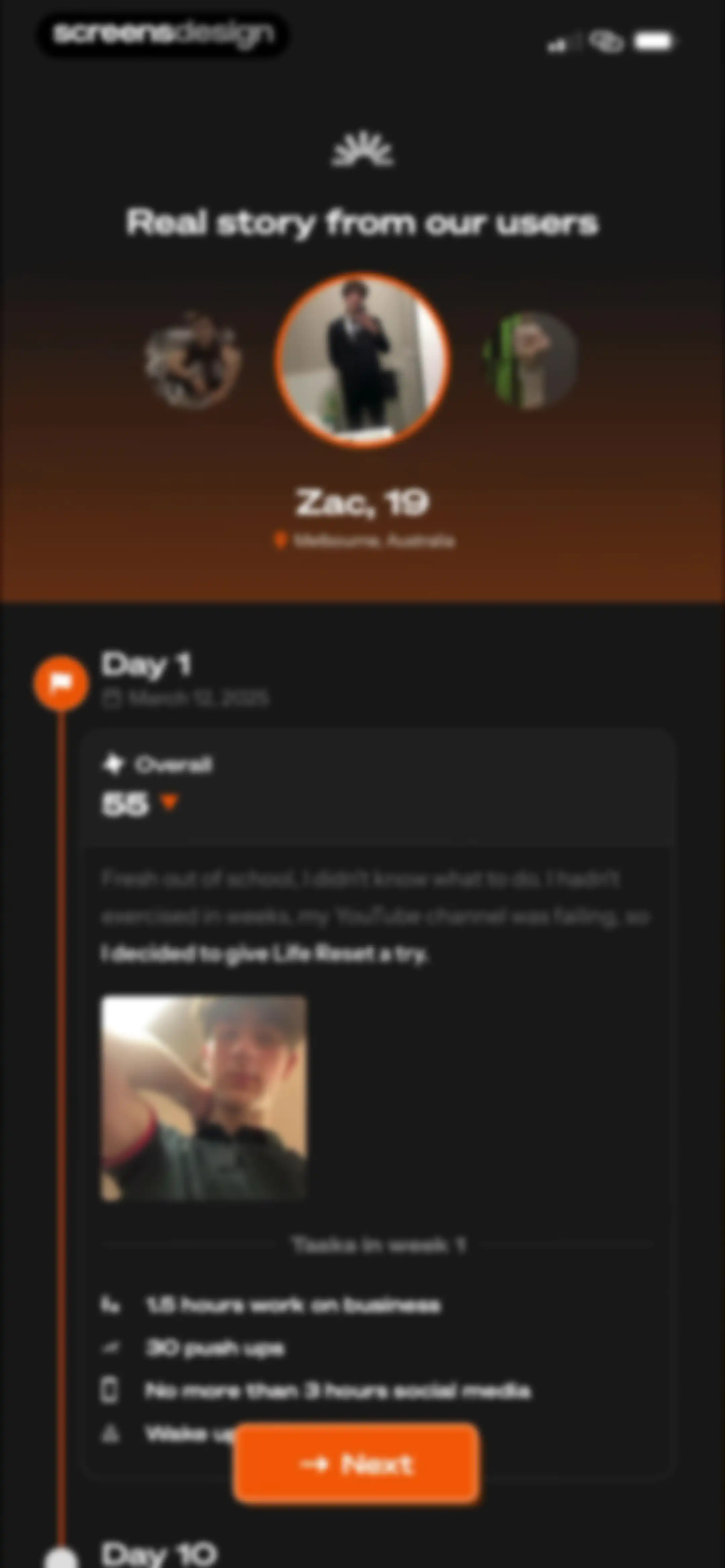 Life Reset: 66 Day Habit screen 31