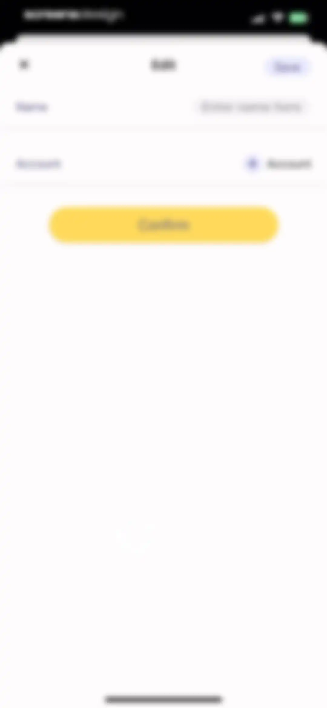 Budget app - spending tracker screen 57