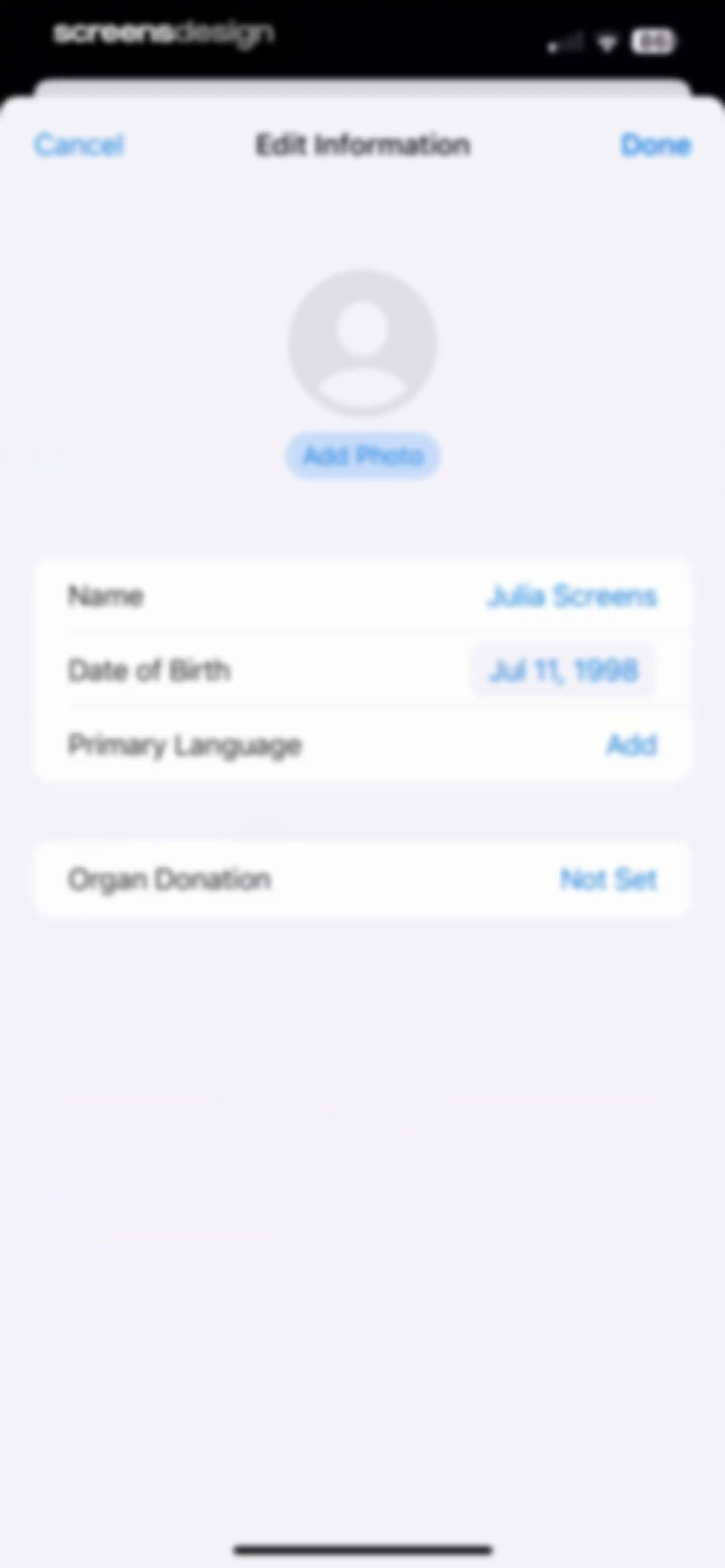 Apple Health screen 10