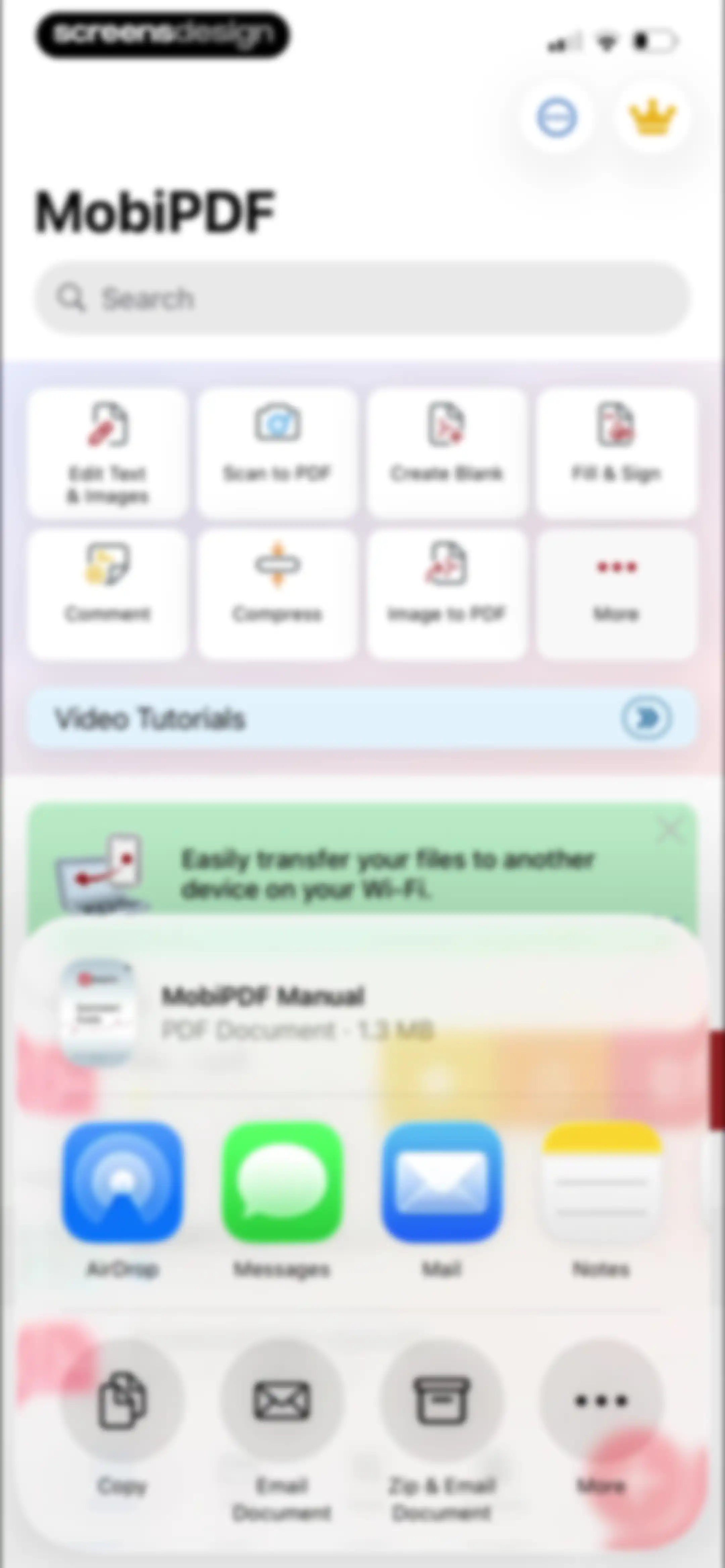 MobiPDF・PDF Text Editor・Reader screen 96