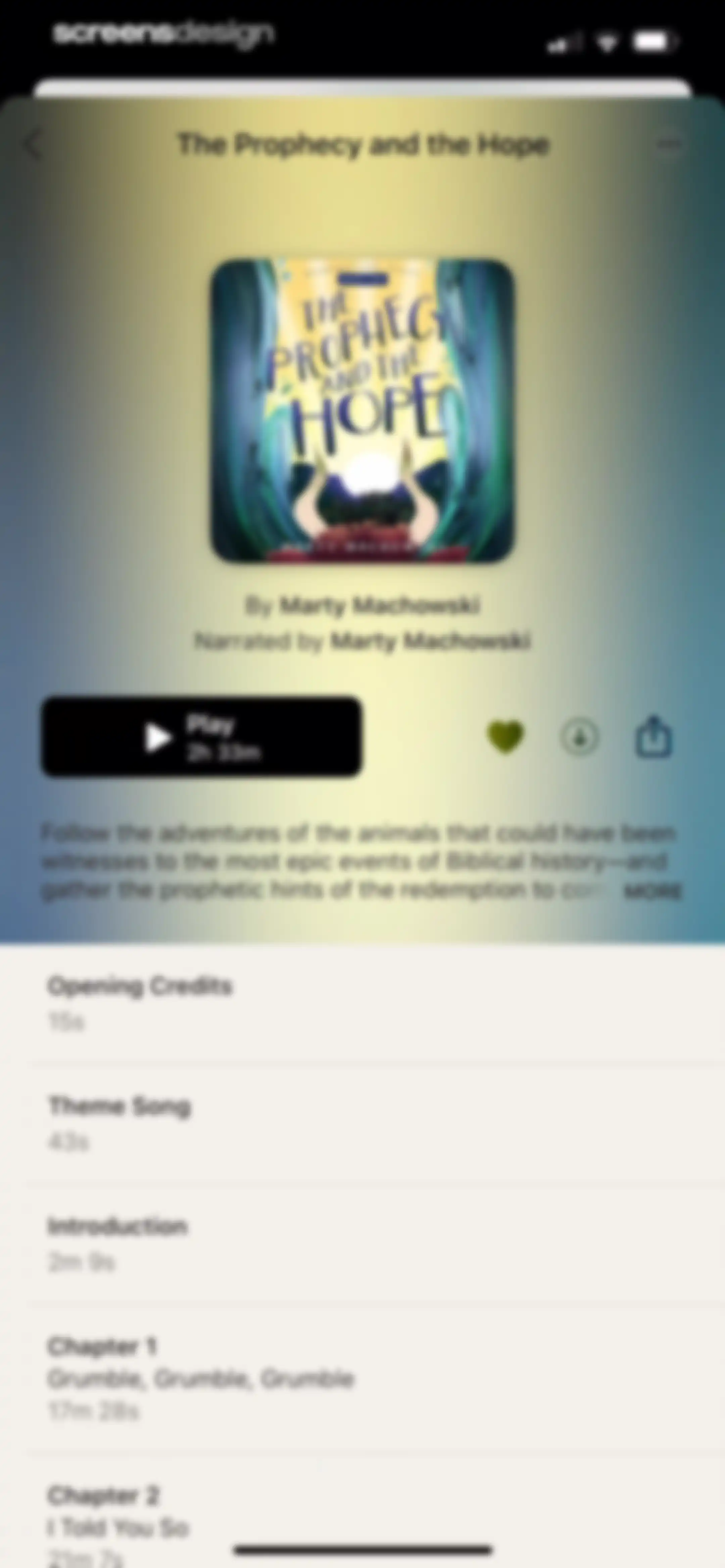 Dwell: Audio Bible screen 112