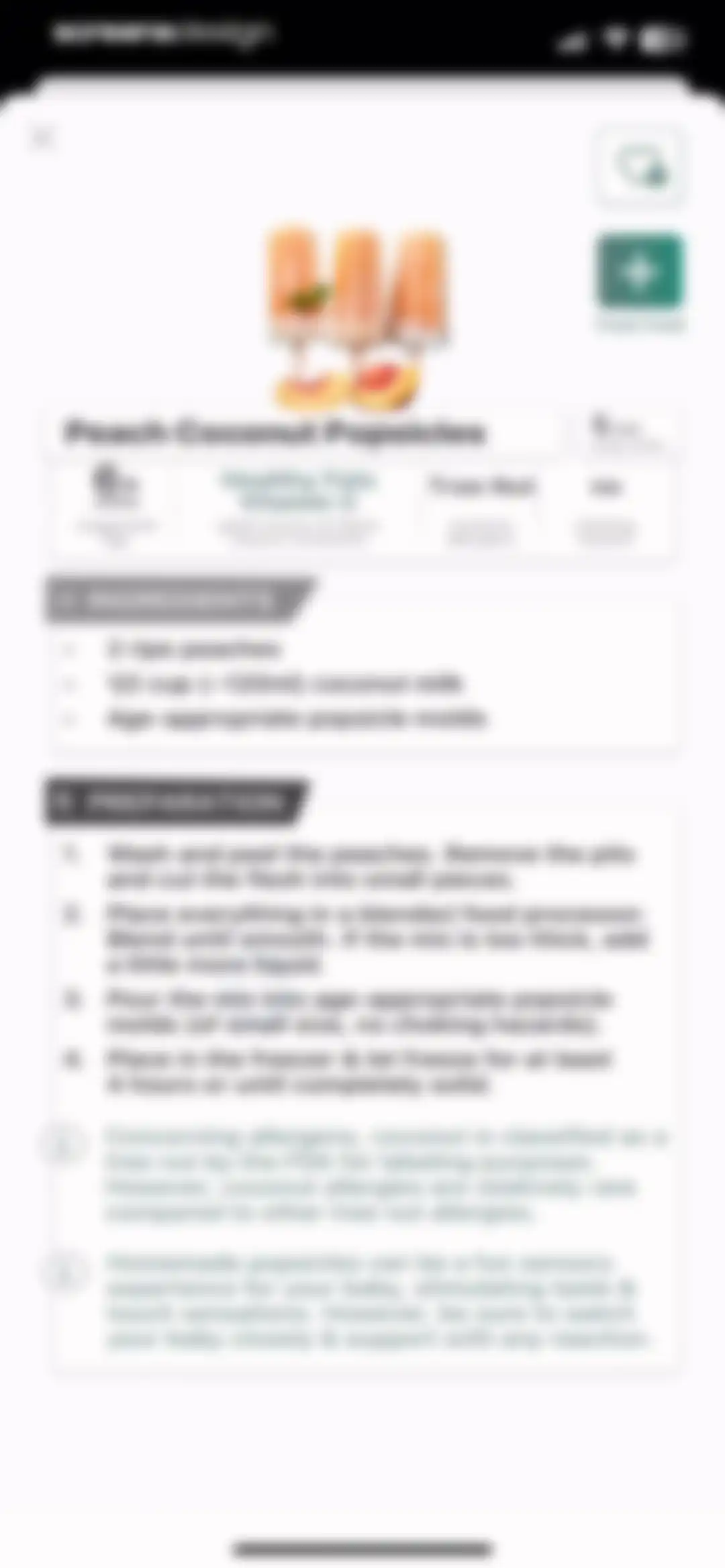 Baby Led Weaning App - BLW screen 20