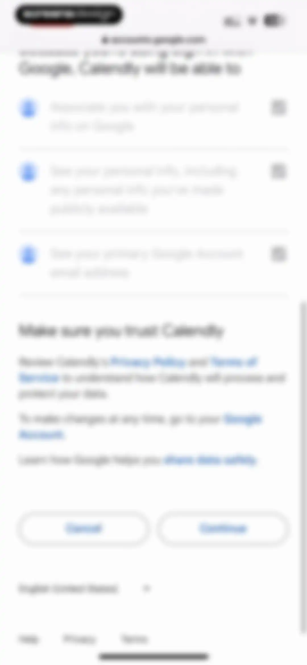 Calendly Mobile screen 9