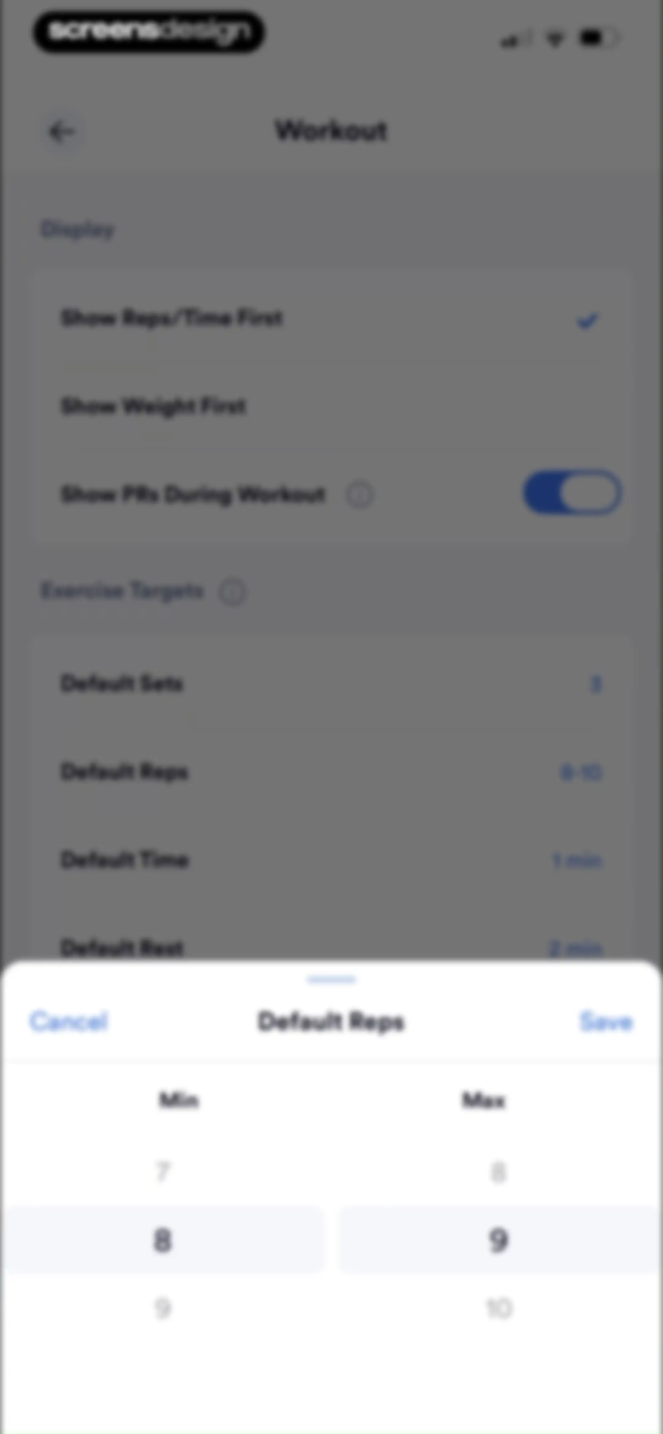 Caliber: Strength Training screen 71
