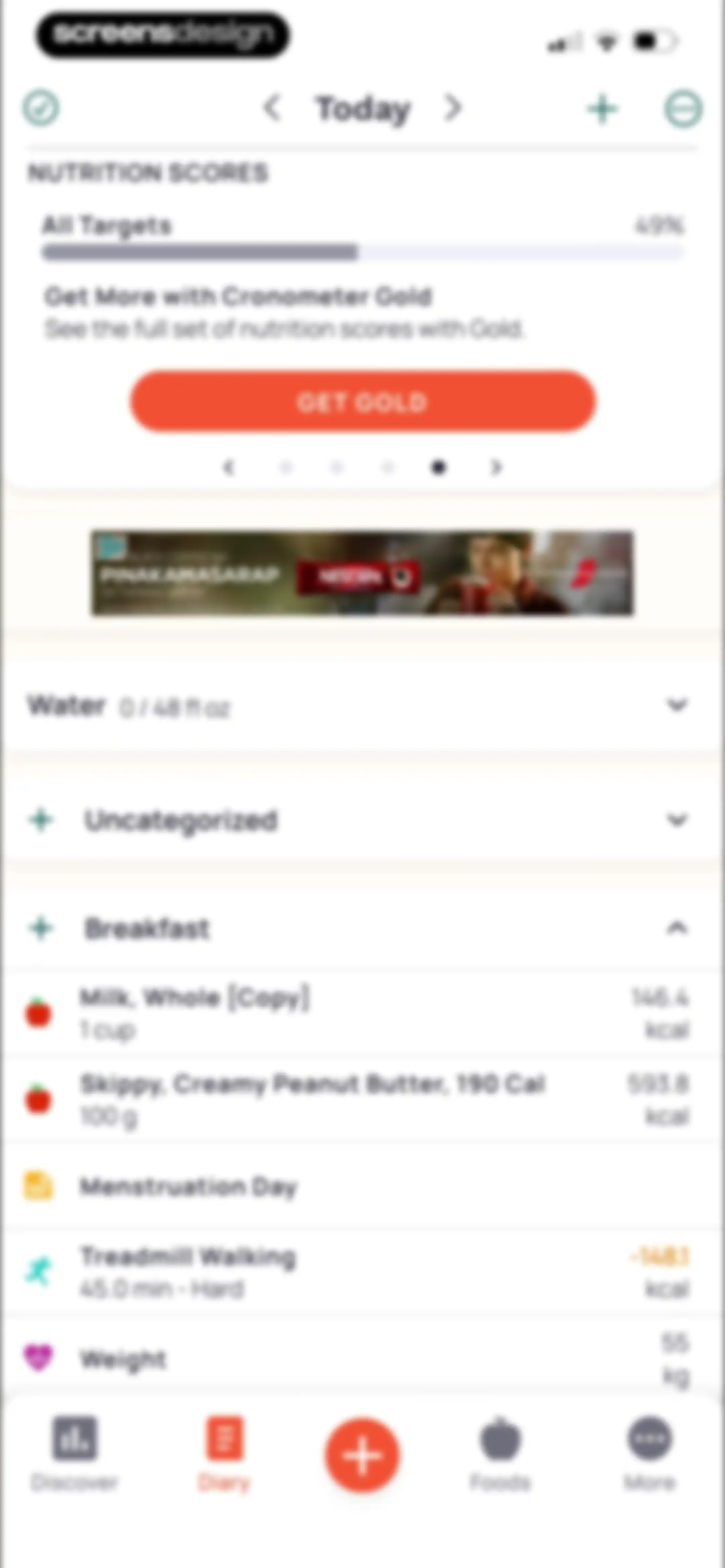Cronometer: Calorie Counter screen 102