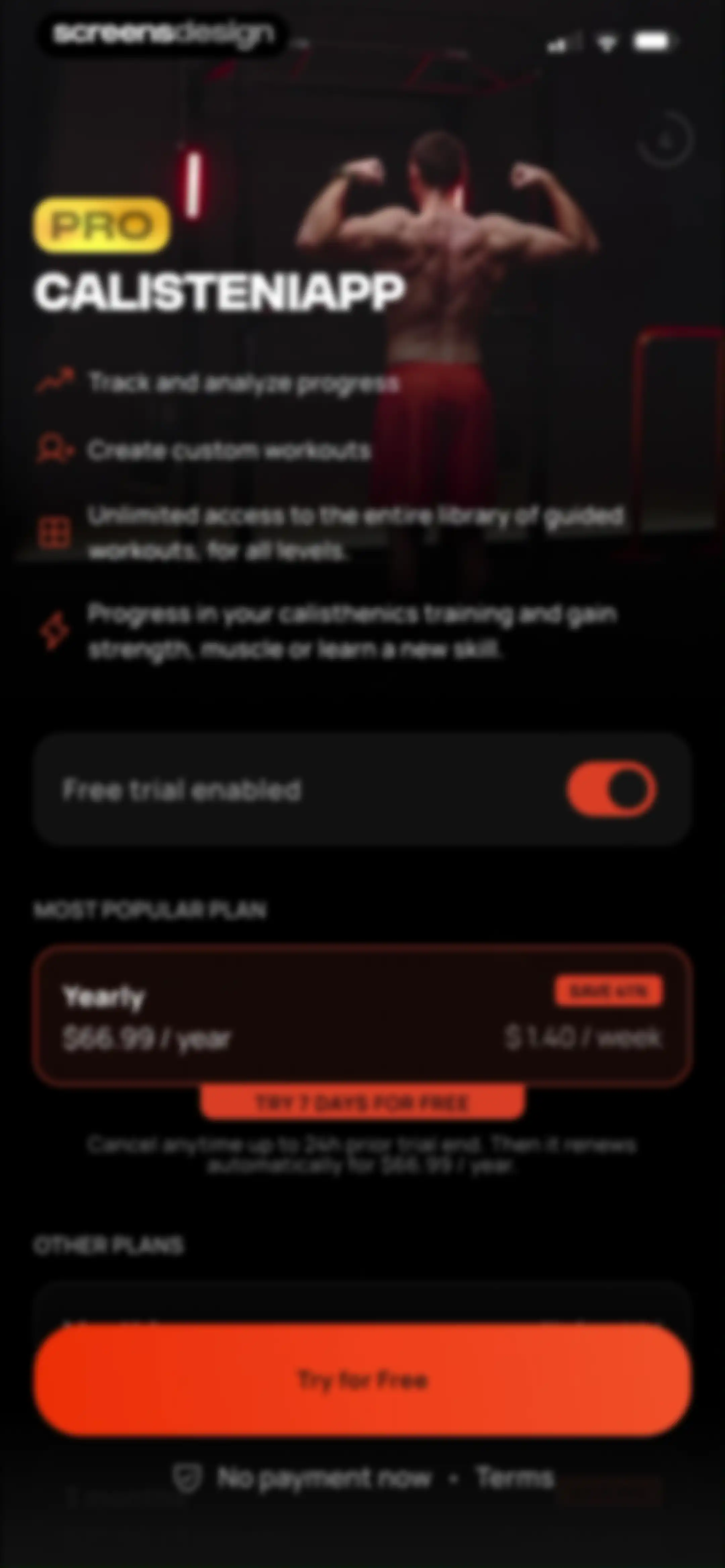 Calisteniapp: Fit & Strong screen 27