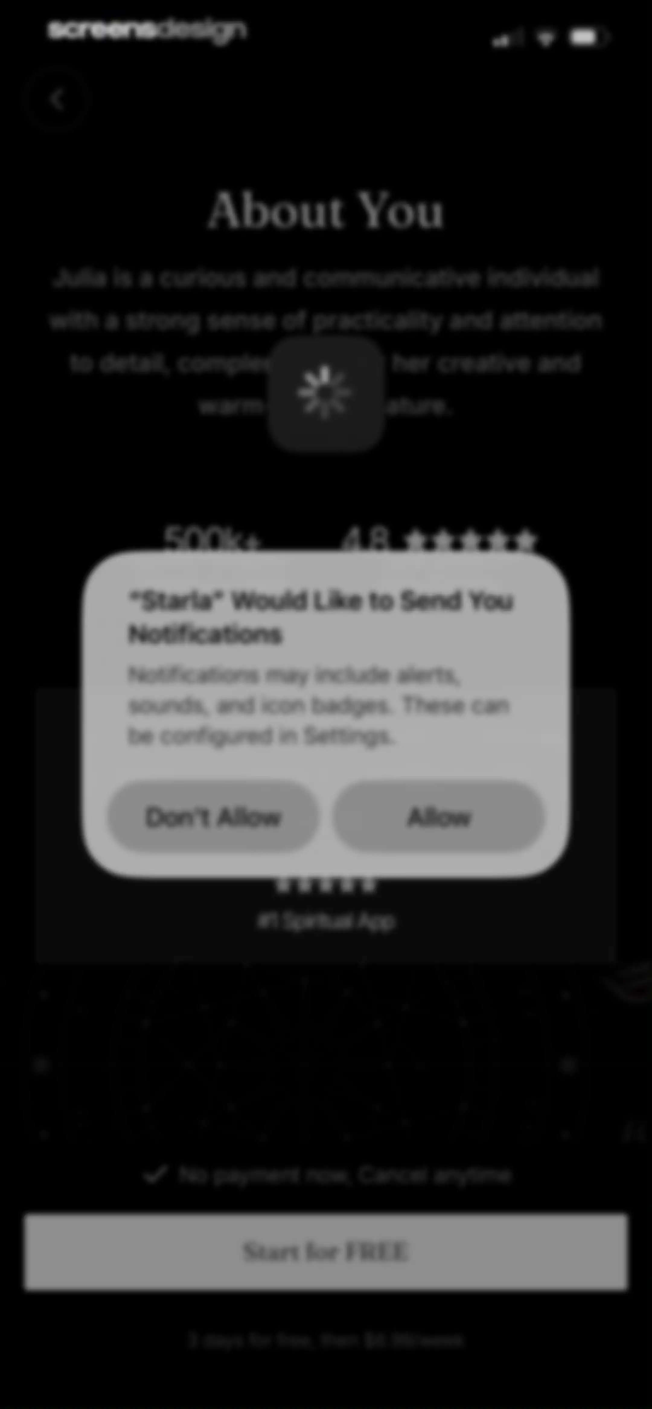 Starla - Call the Universe screen 33