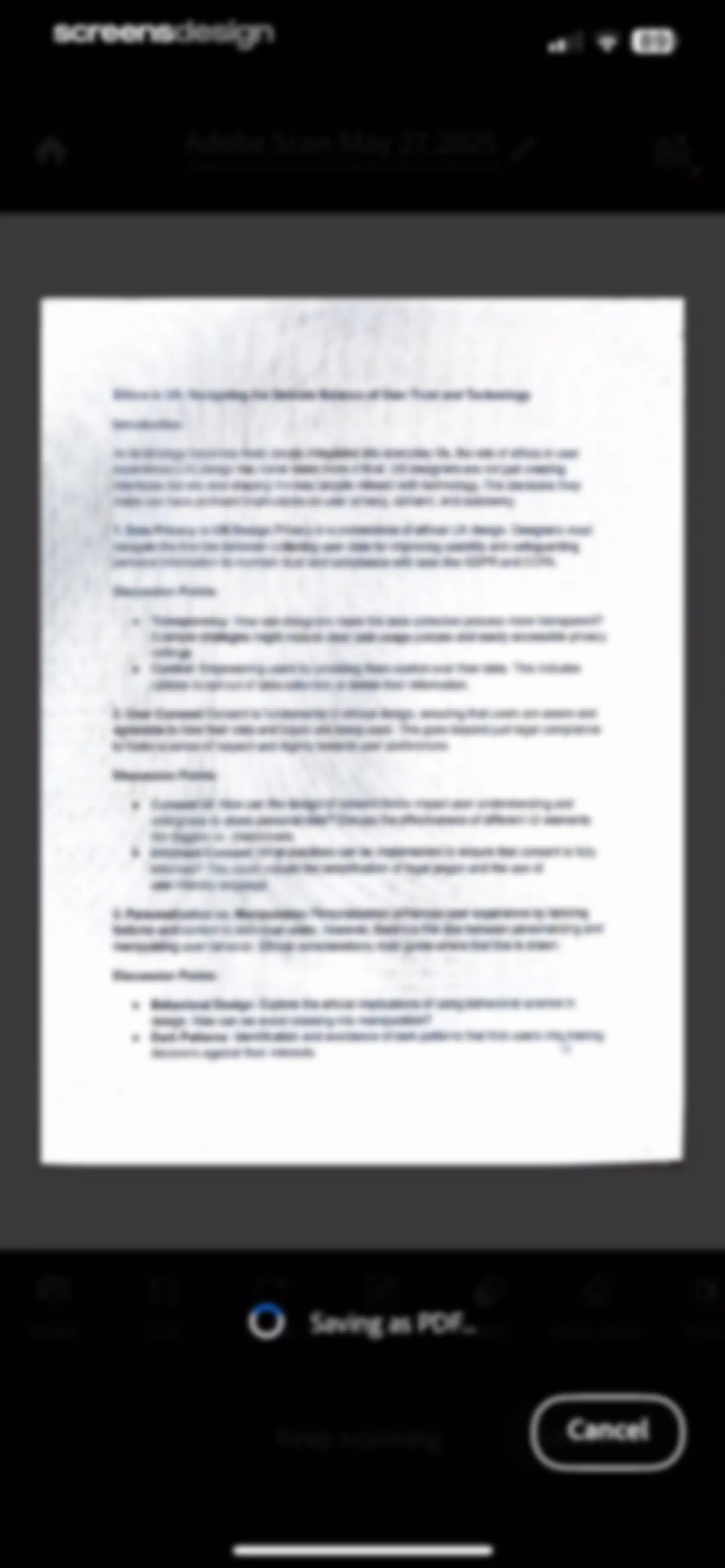 Adobe Scan: PDF & OCR Scanner screen 16