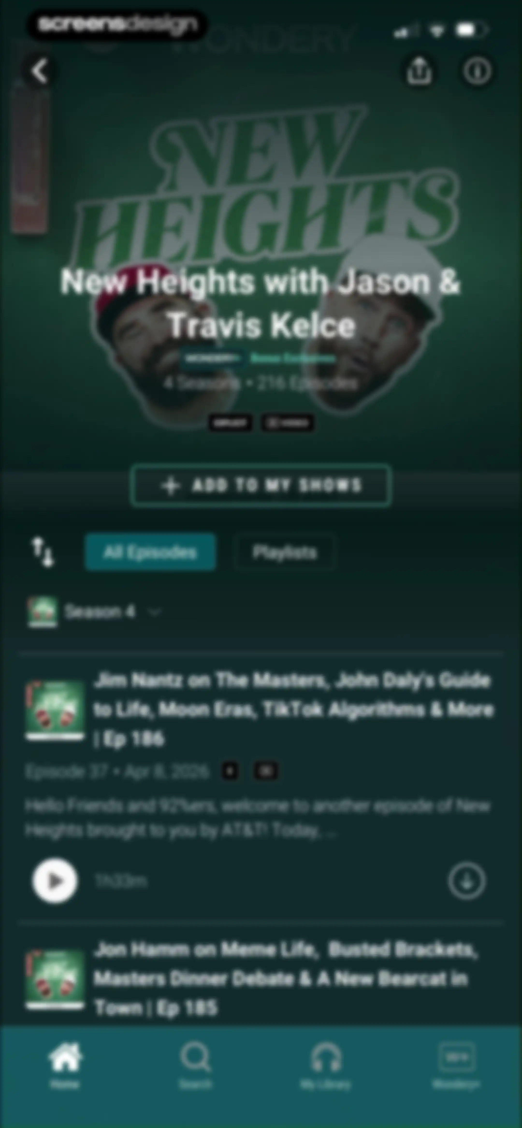 Wondery: Must-Hear Podcasts screen 13