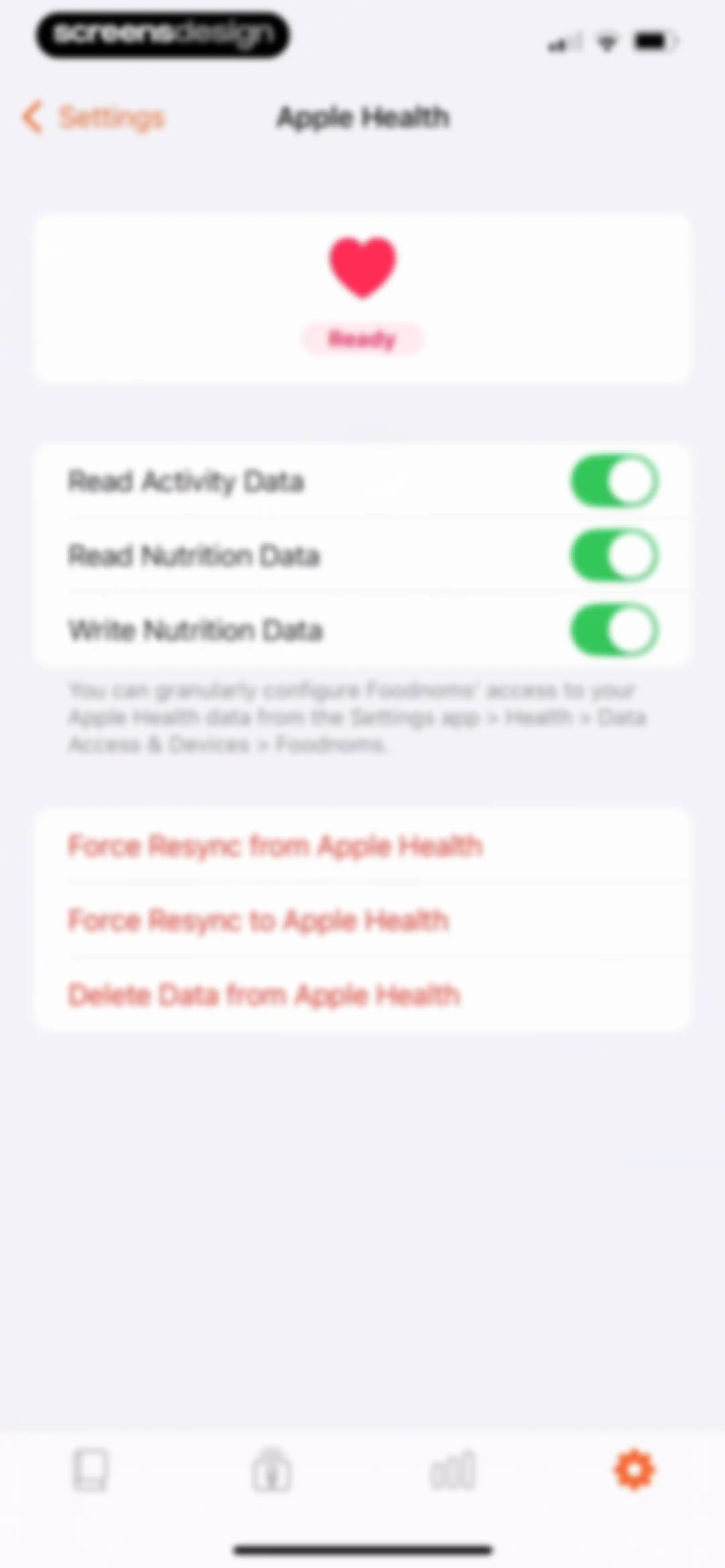 Nutrition Tracker: Foodnoms screen 177
