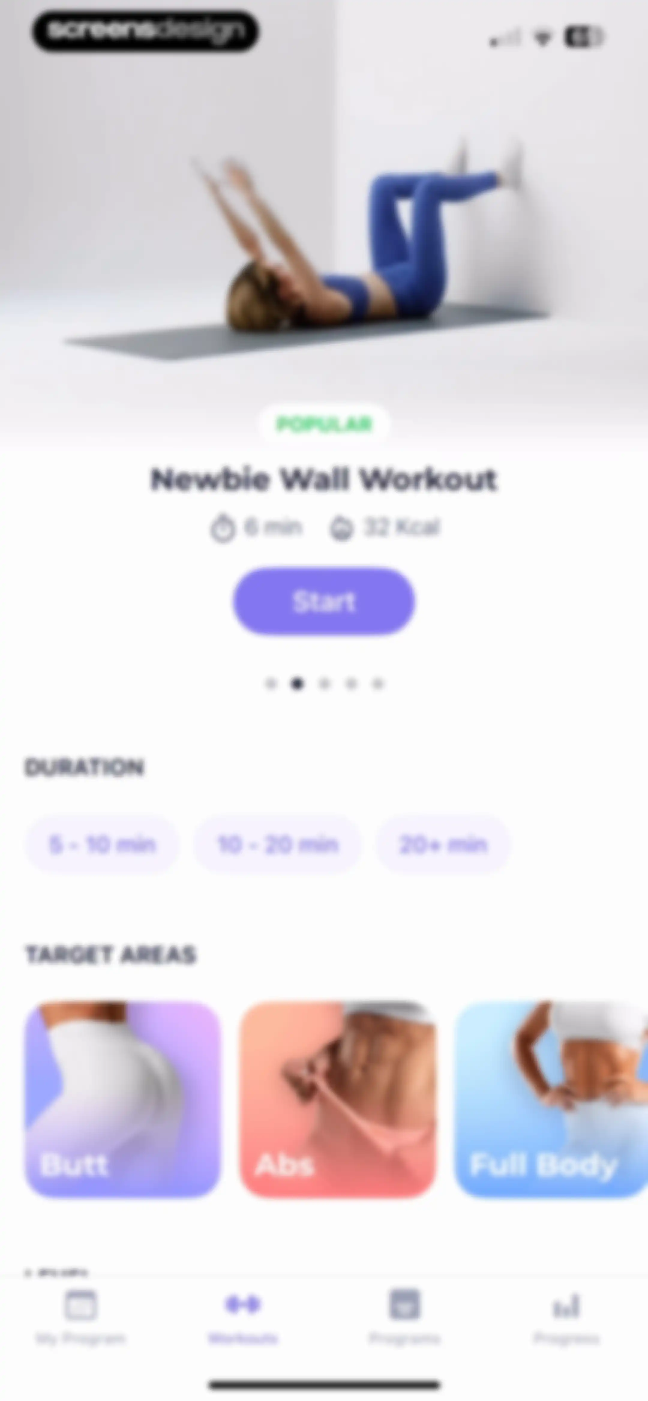 FitMe - Lazy Workout at Home screen 83