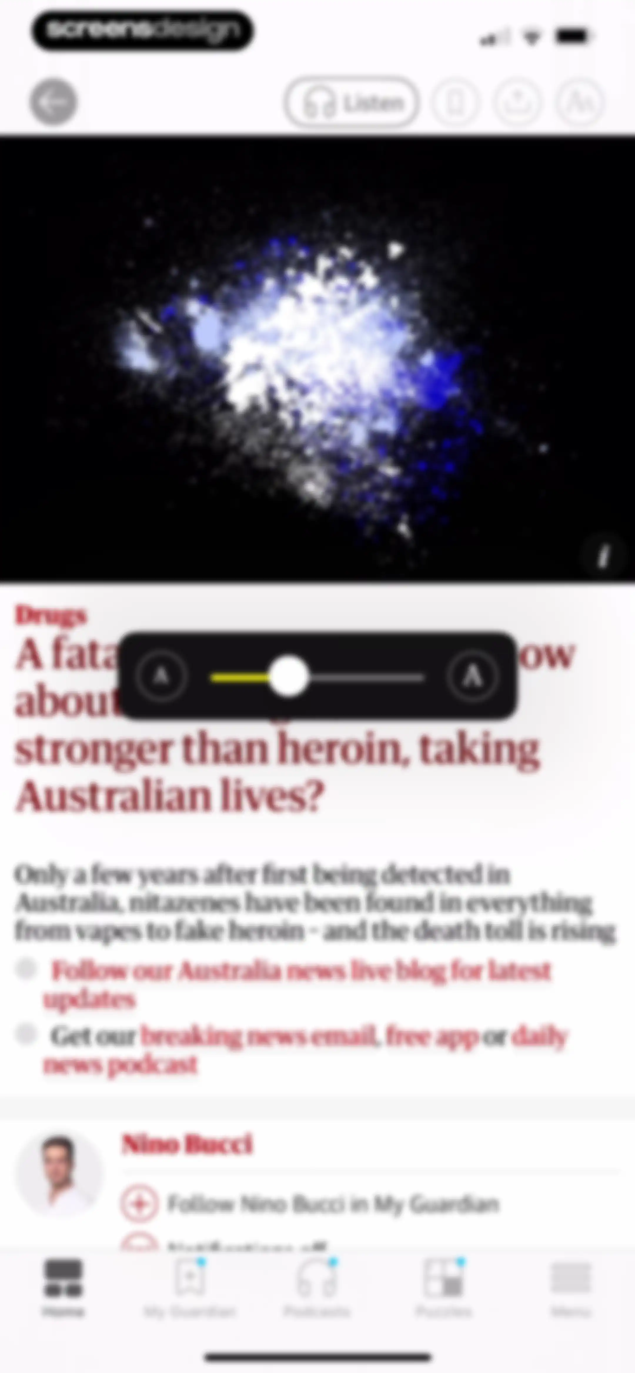 The Guardian - US & World News screen 20