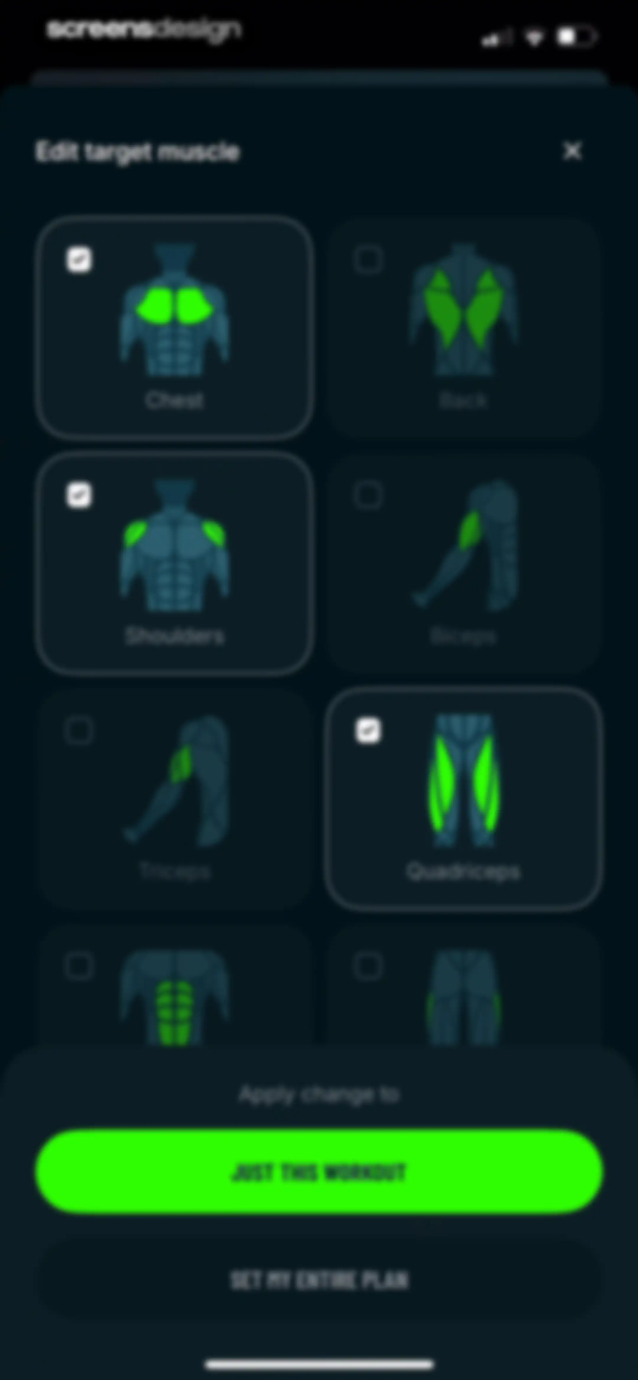 Befit: Gym & Home Workout Plan screen 50