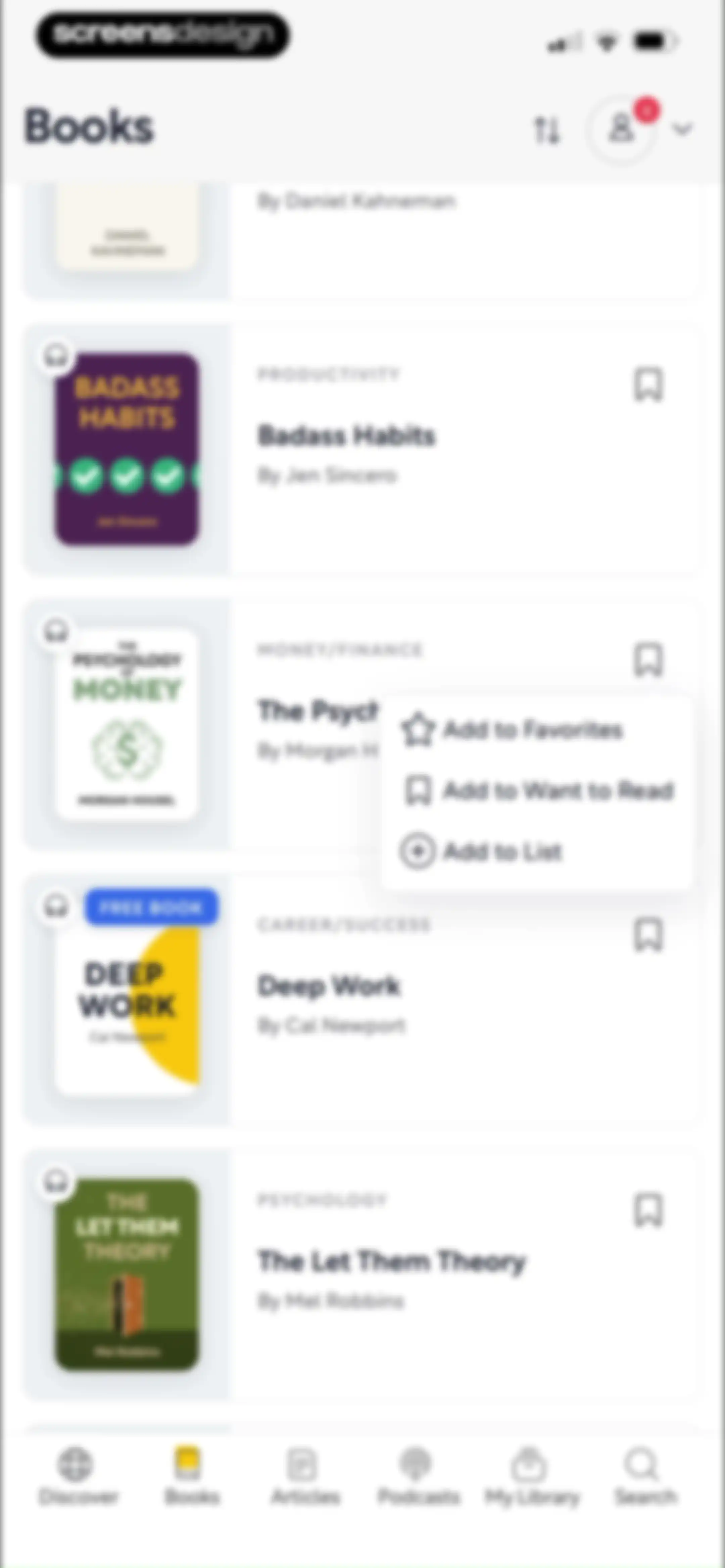 Shortform Daily Book Summaries screen 92