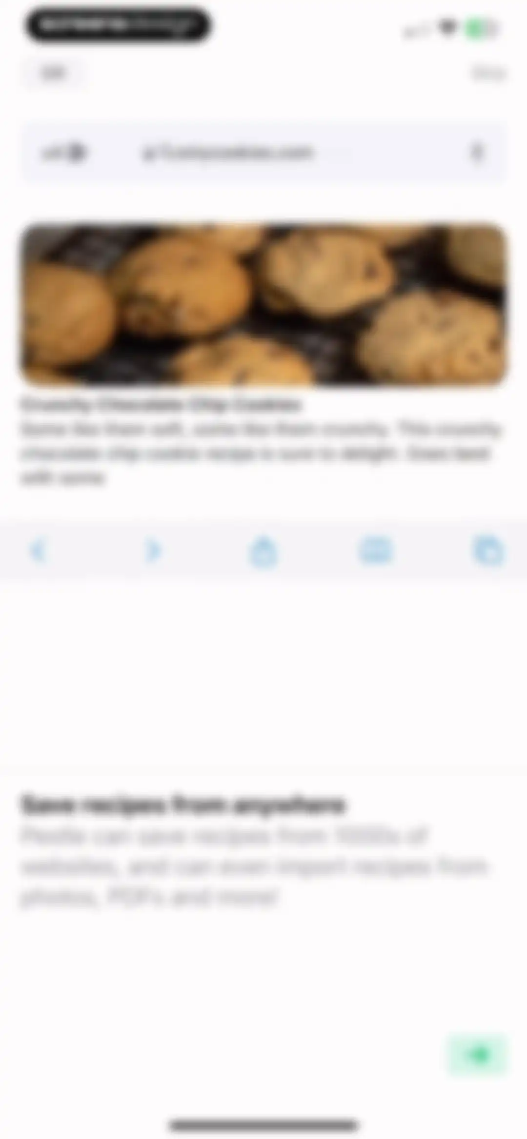 Pestle: Recipe Manager screen 2