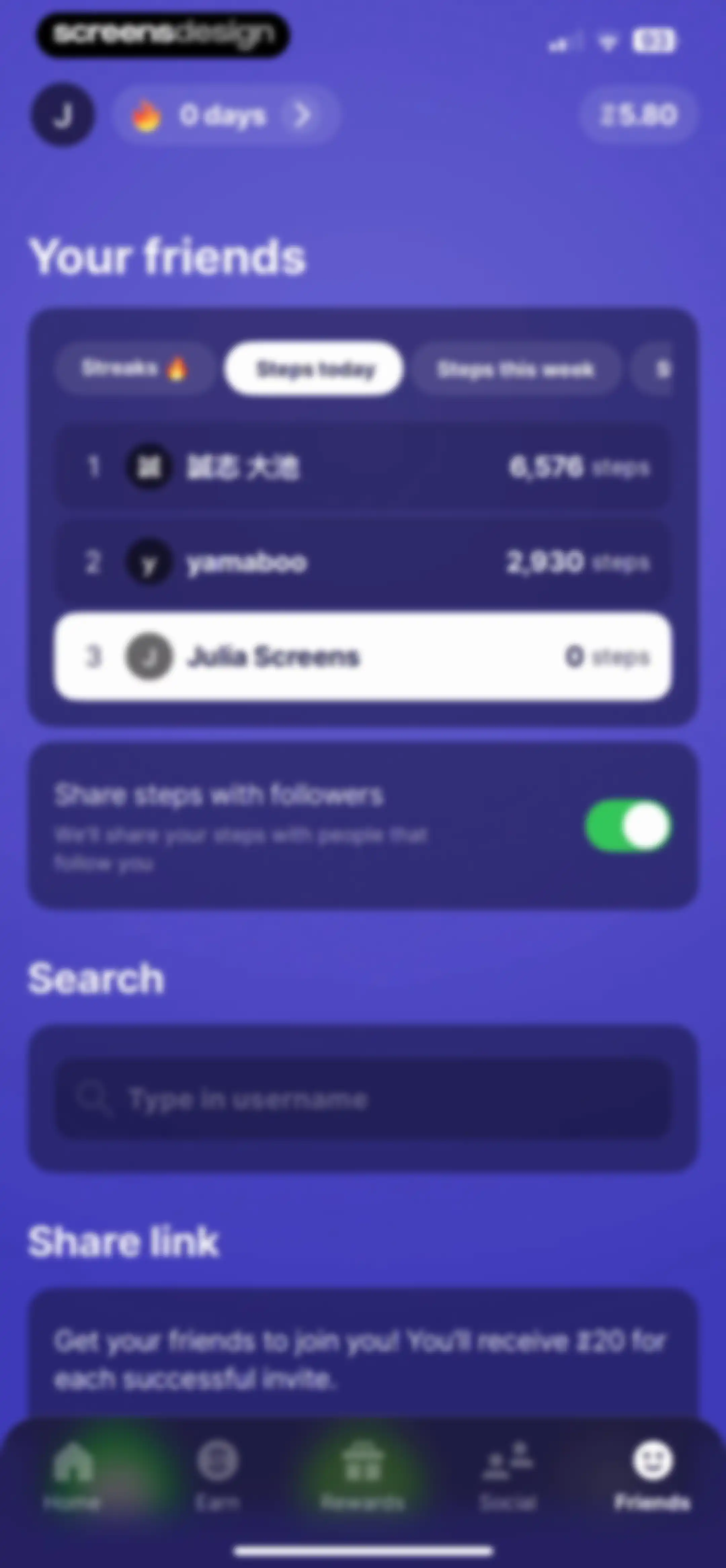 Sweatcoin Walking Step Counter screen 141