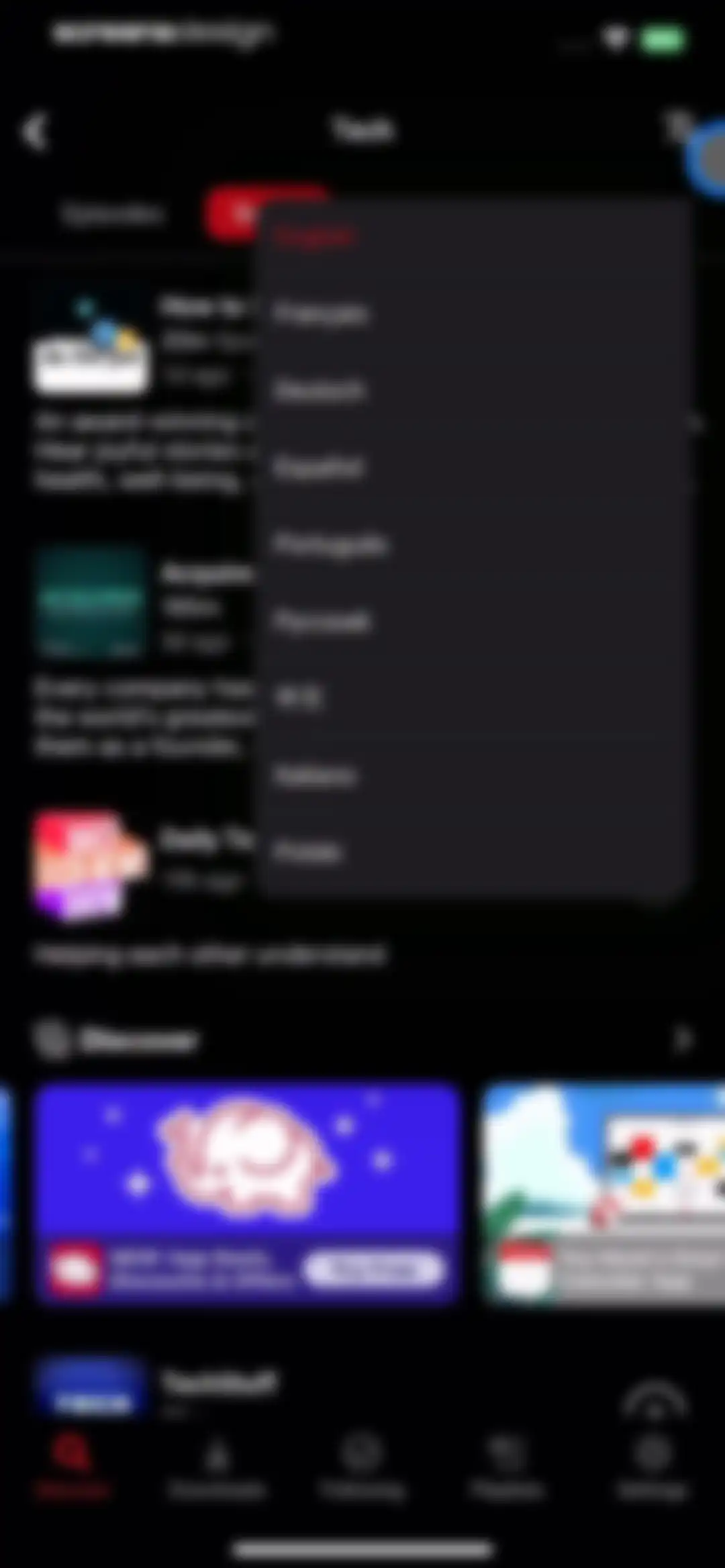 Player FM — Podcast App screen 50