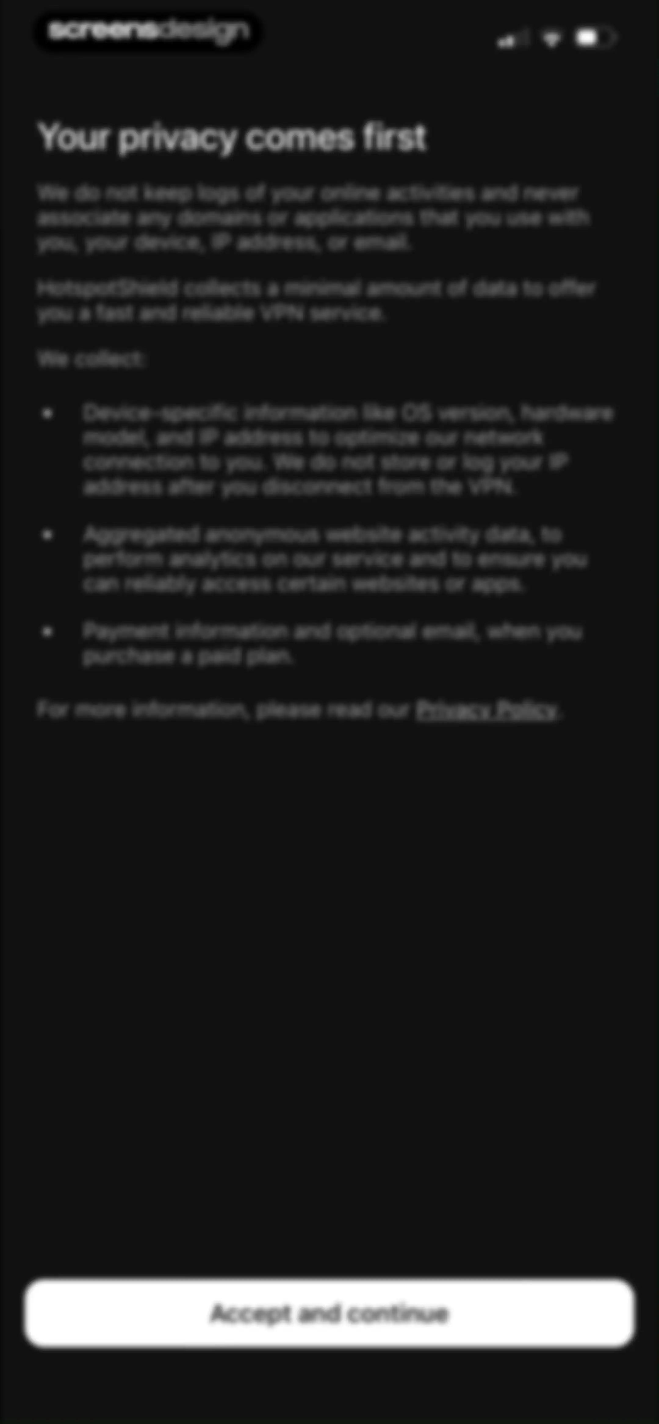 VPN Hotspot Shield: Secure VPN screen 12