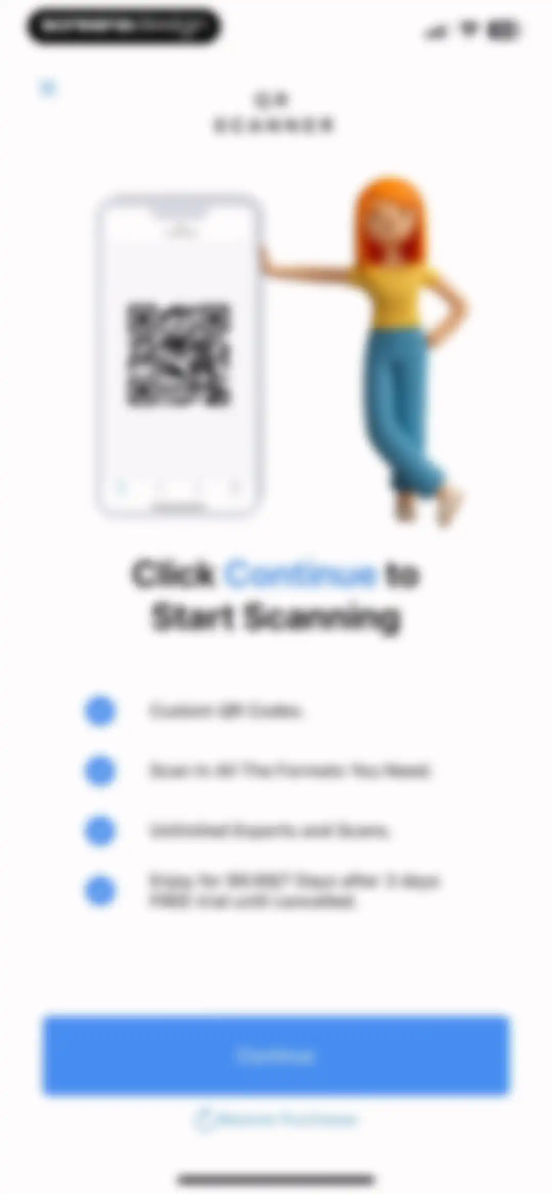 QR and Barcode Scanner. screen 4