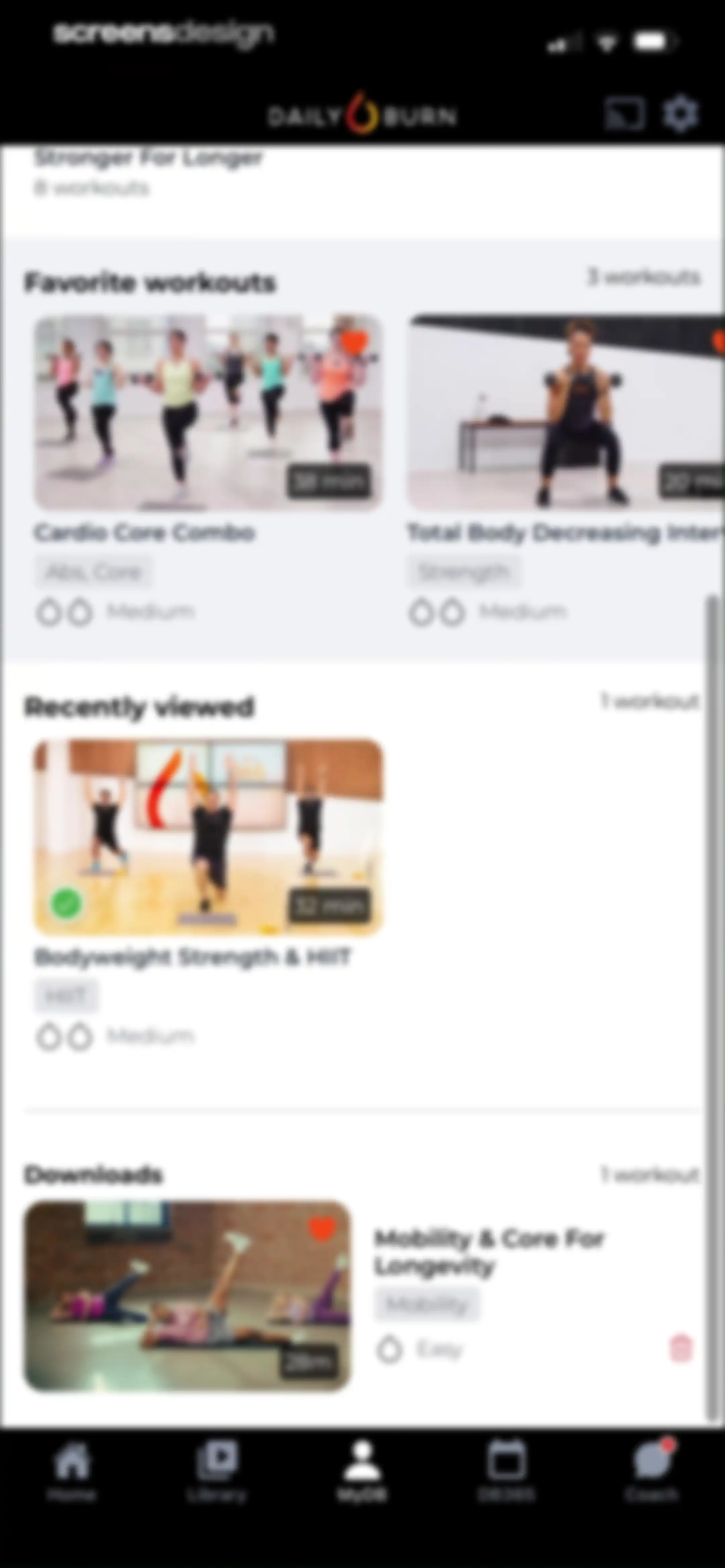 Daily Burn: Home Workouts screen 79