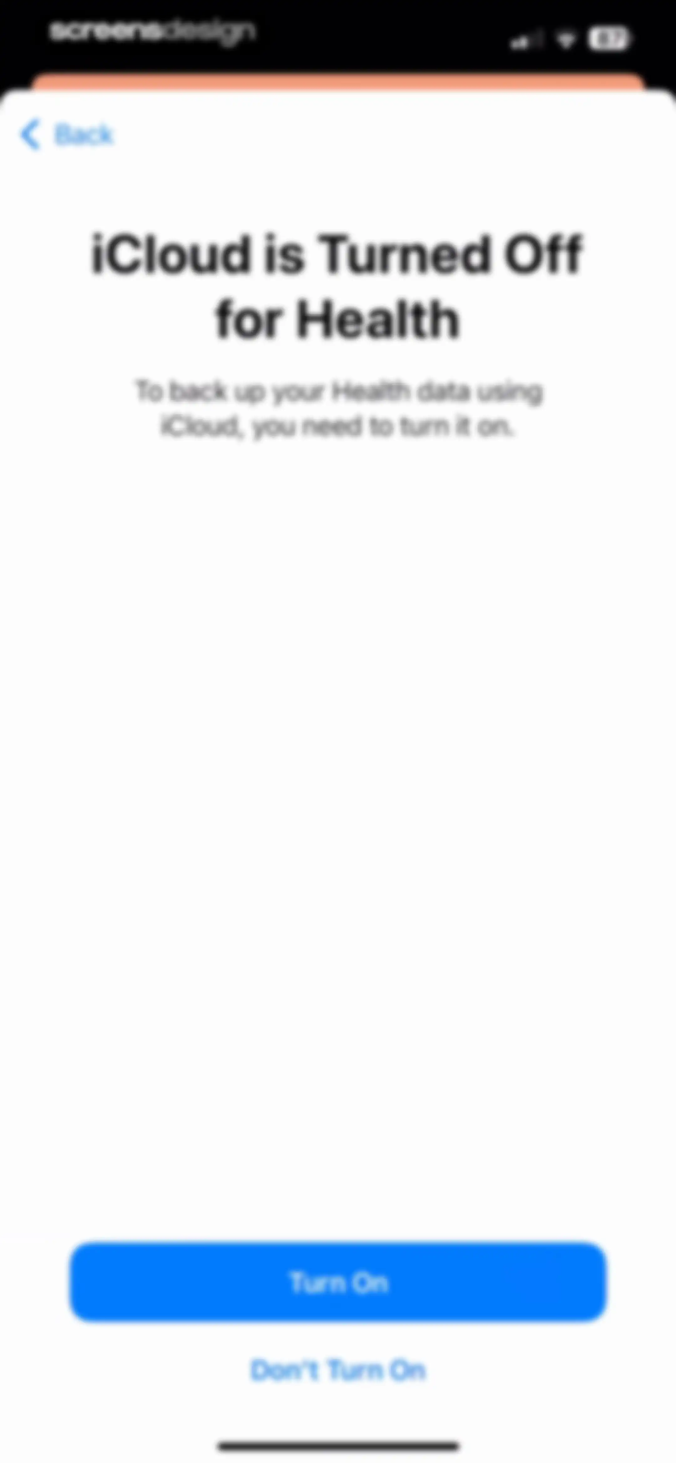 Apple Health screen 2