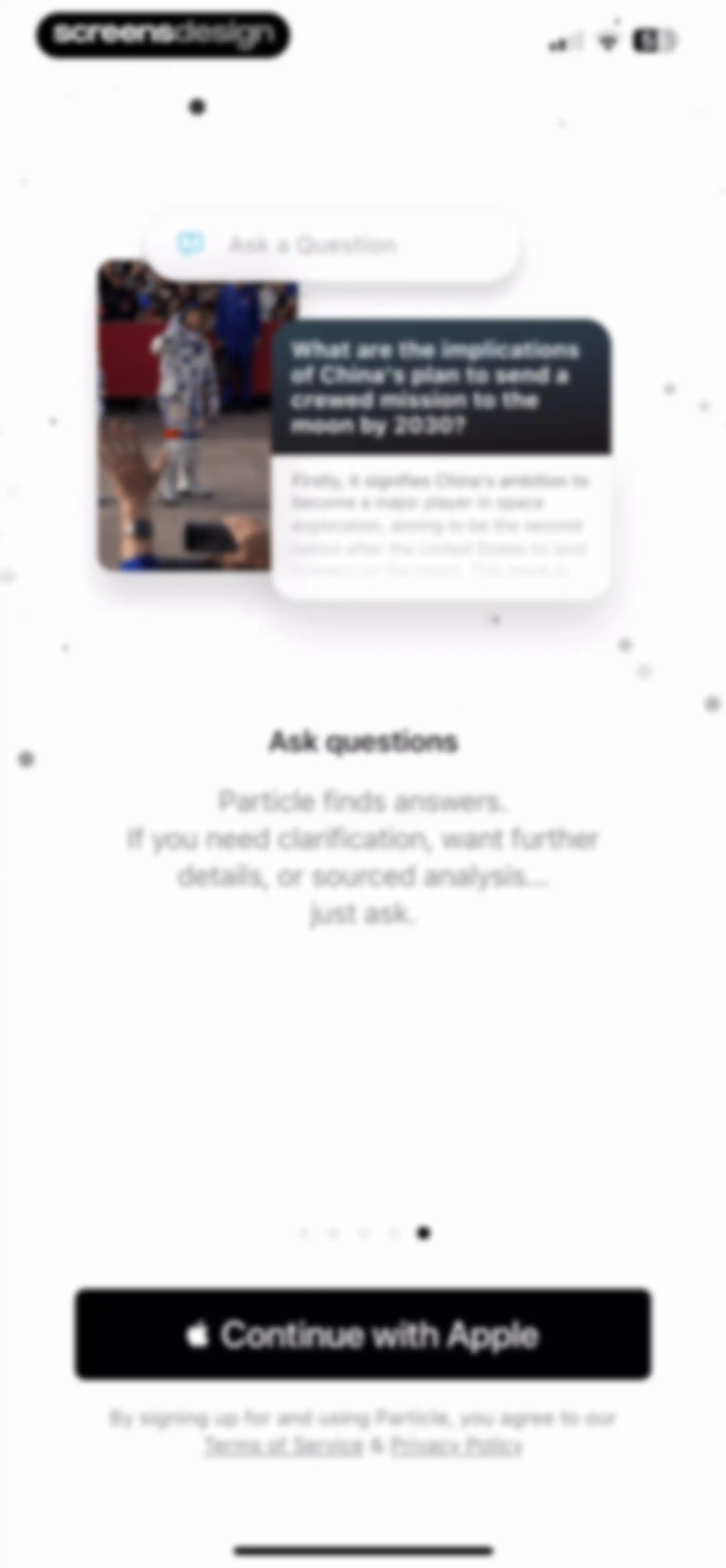 Particle: Personalized News screen 5