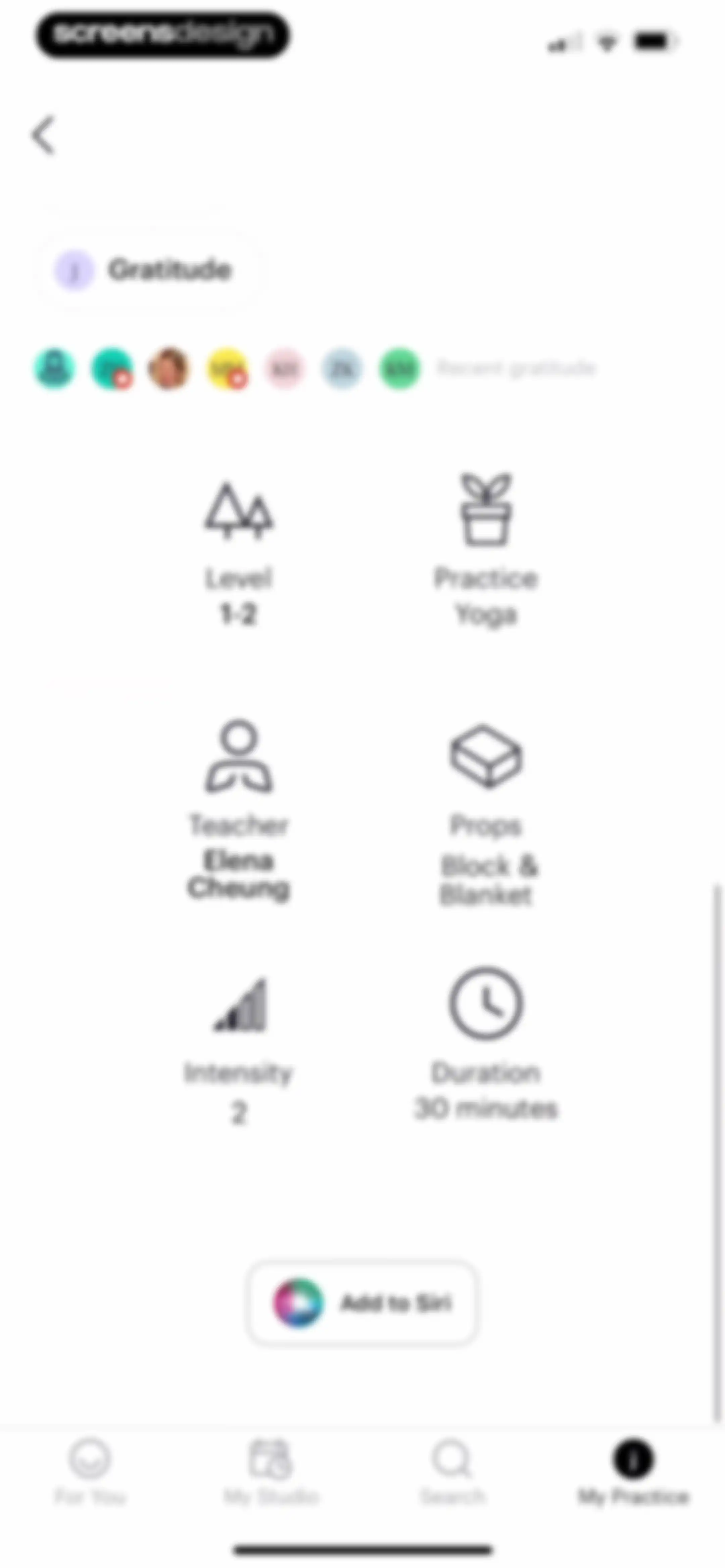 Glo | Yoga and Meditation App screen 103