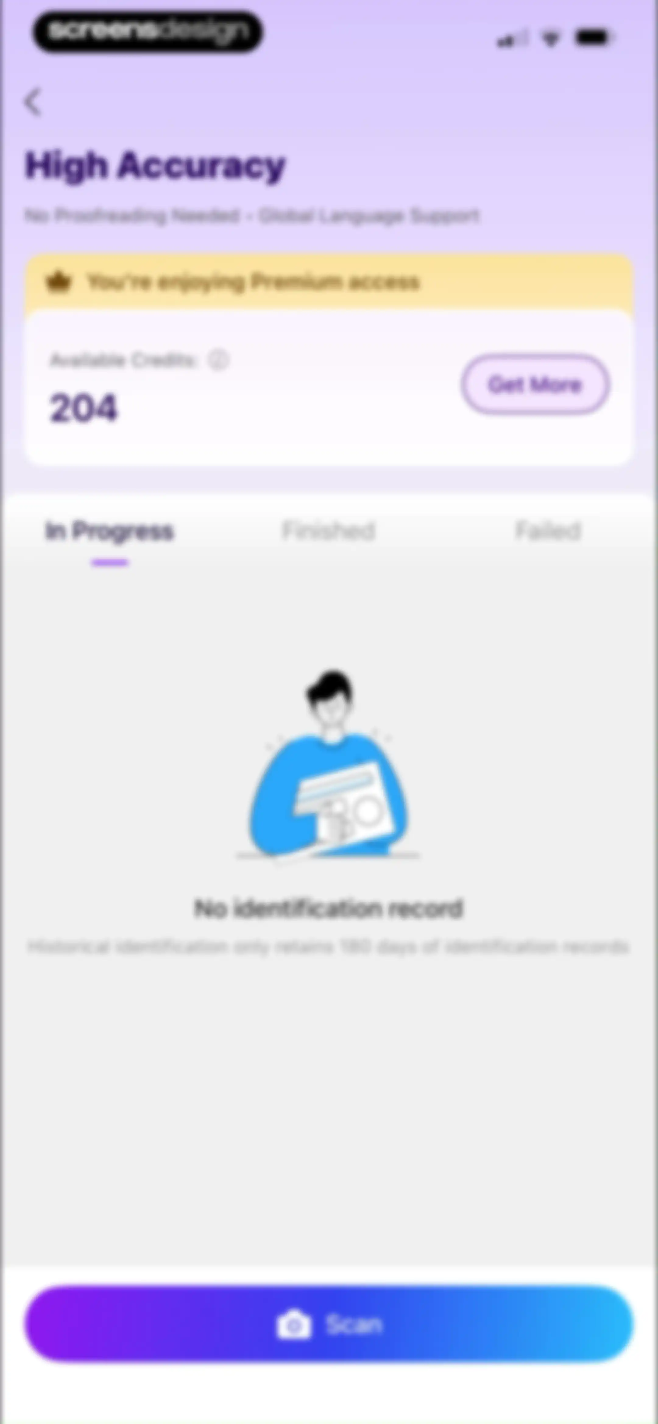 CamCard AI Business Assistant screen 114