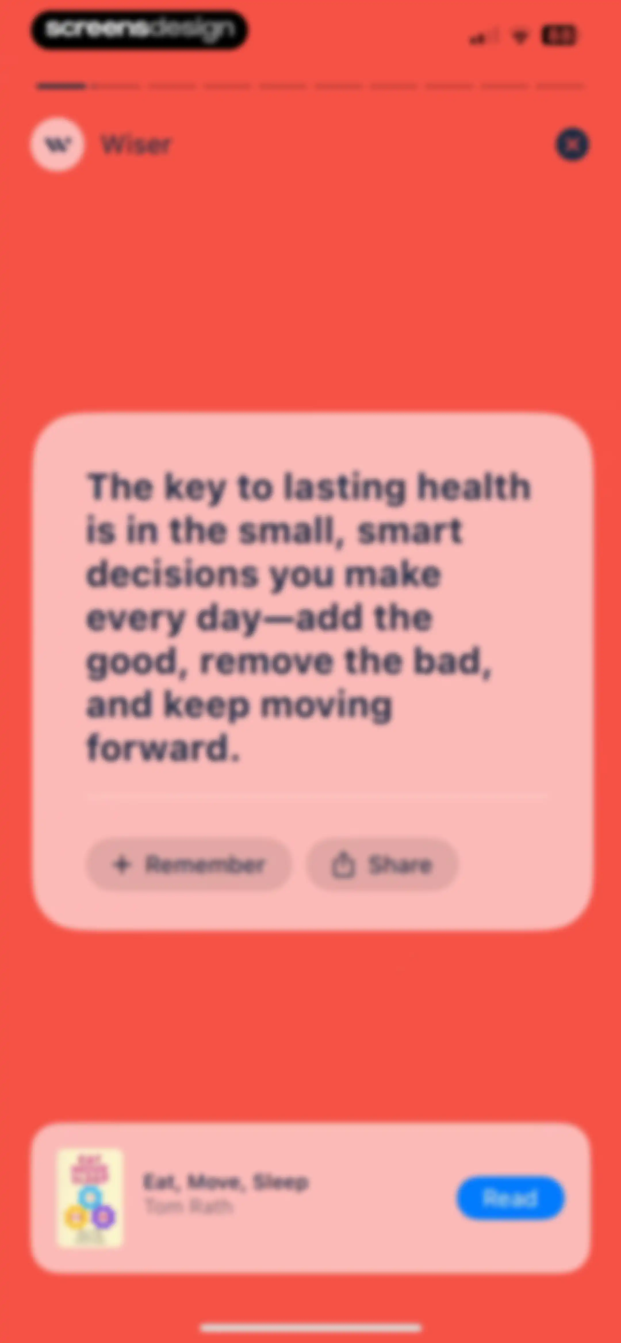 Wiser: Bite-Sized Learning screen 74