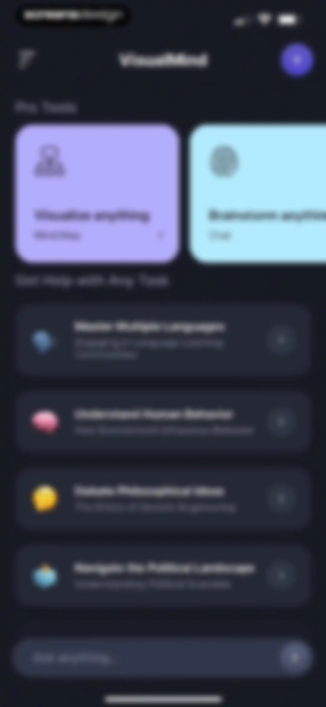 VisualMind: AI MindMap/Chatbot screen 23
