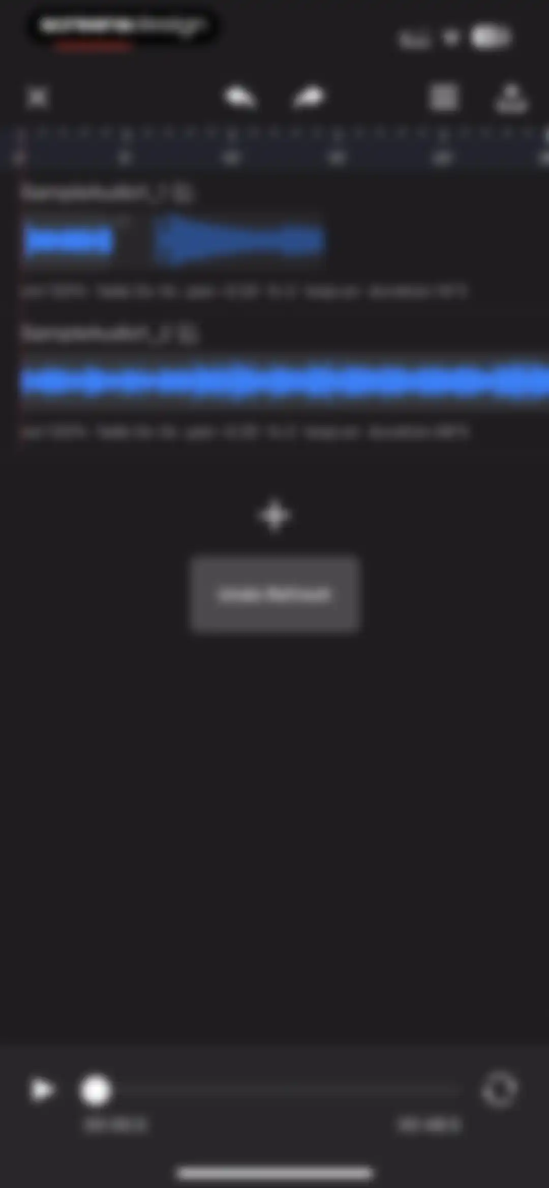 Audio Editor - Music editor screen 27