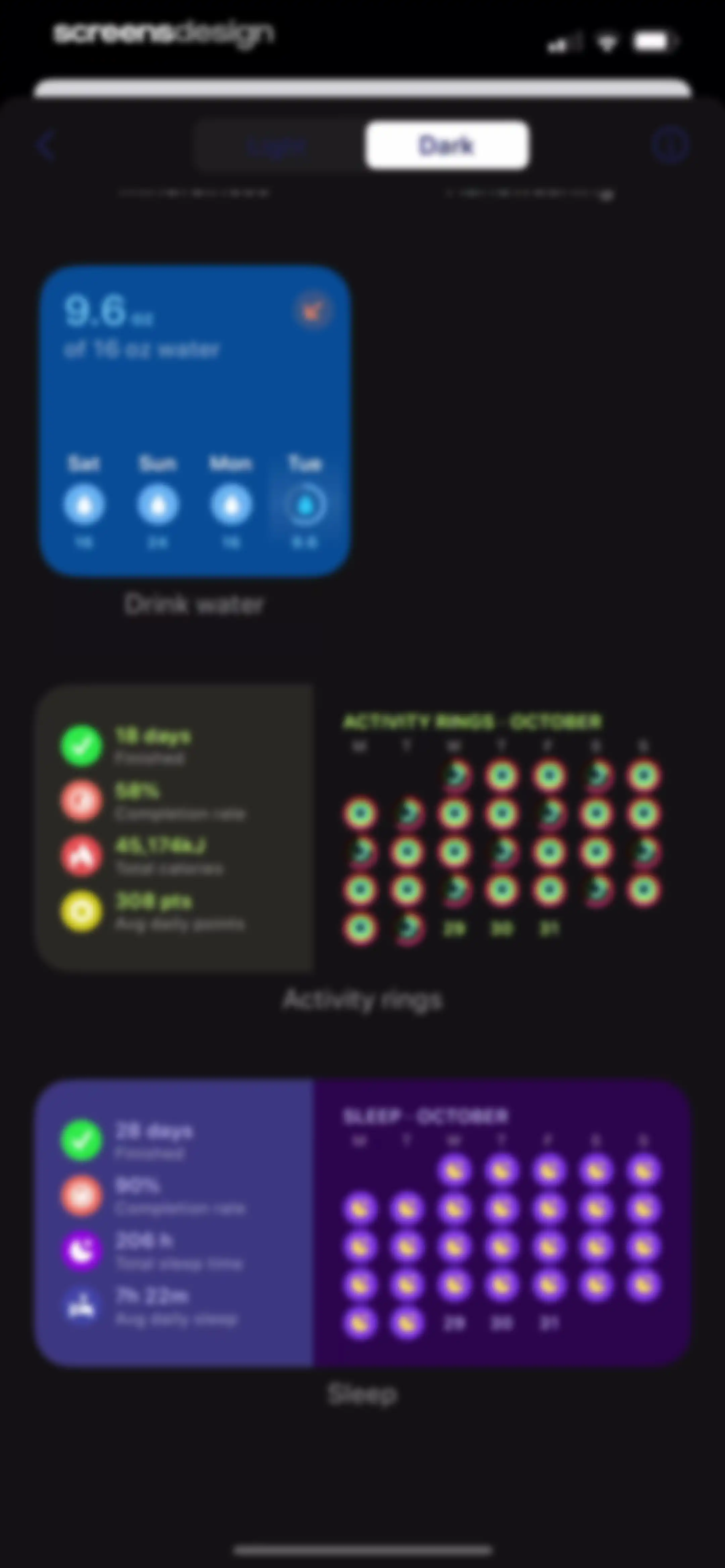 Grow: Health & Fitness screen 149