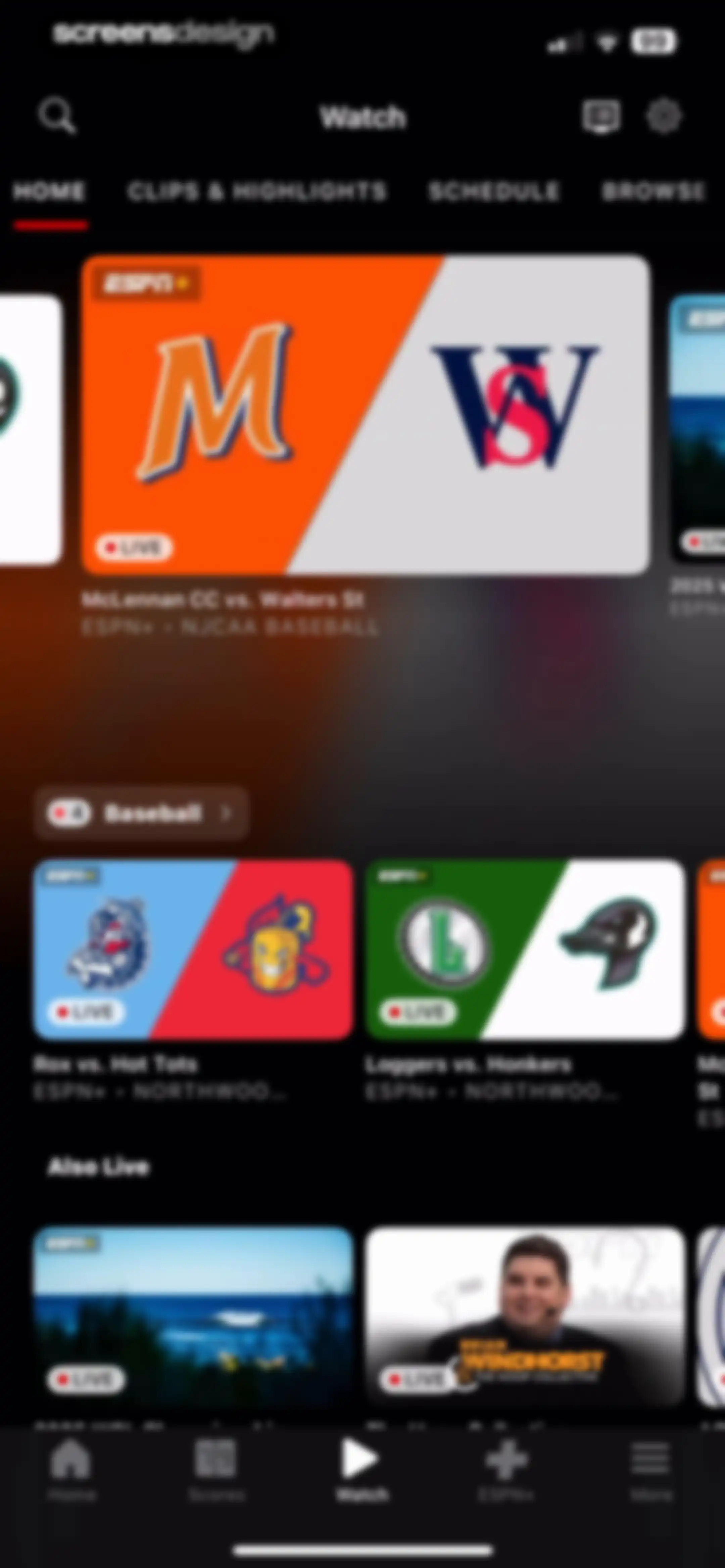 ESPN: Live Sports & Scores screen 80