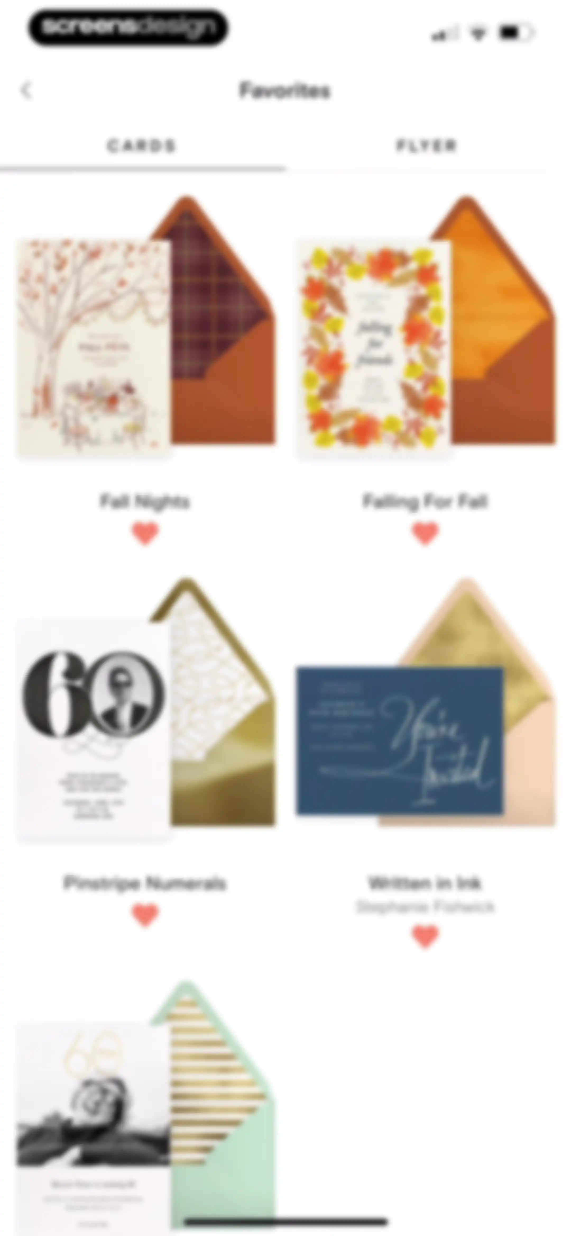 Paperless Post: Invitations screen 99