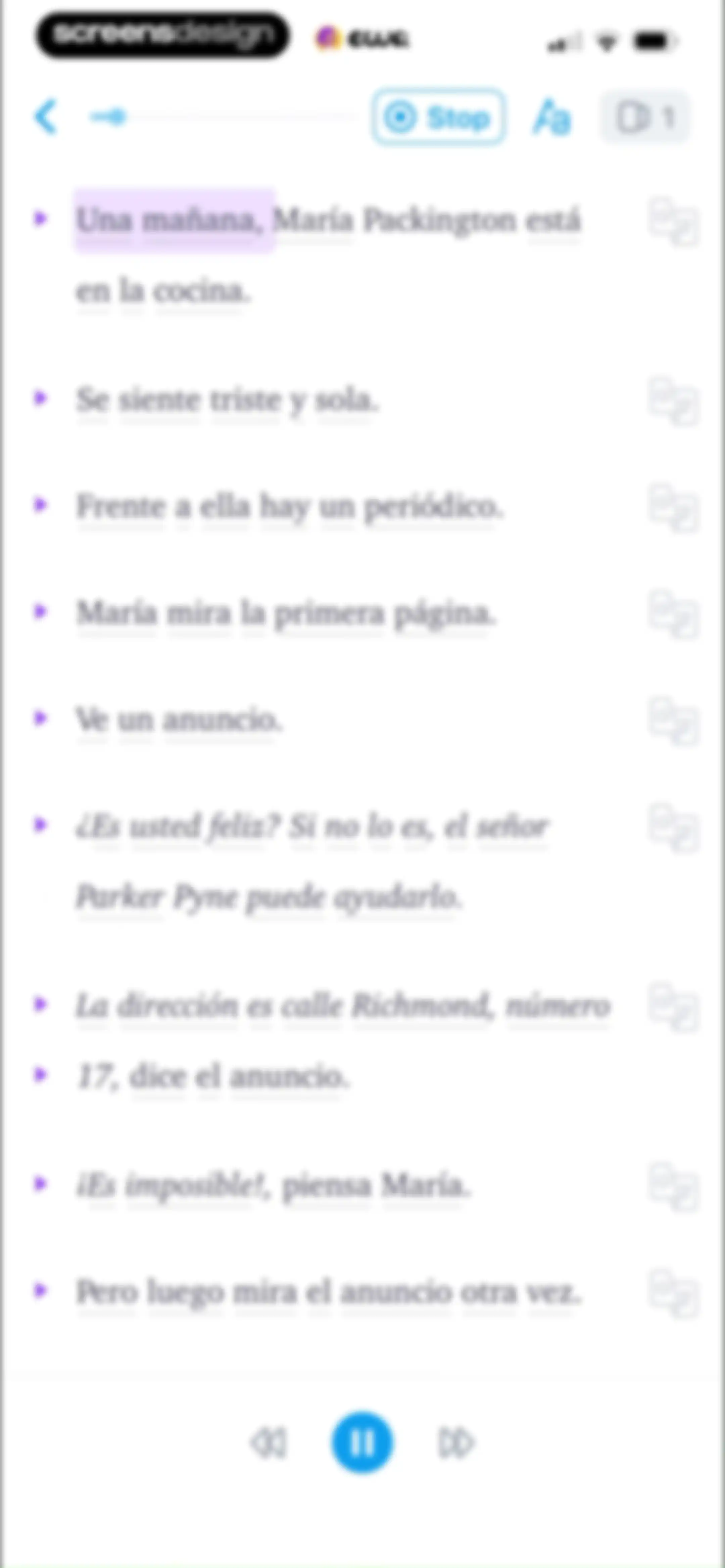 EWA: Learn Languages screen 52