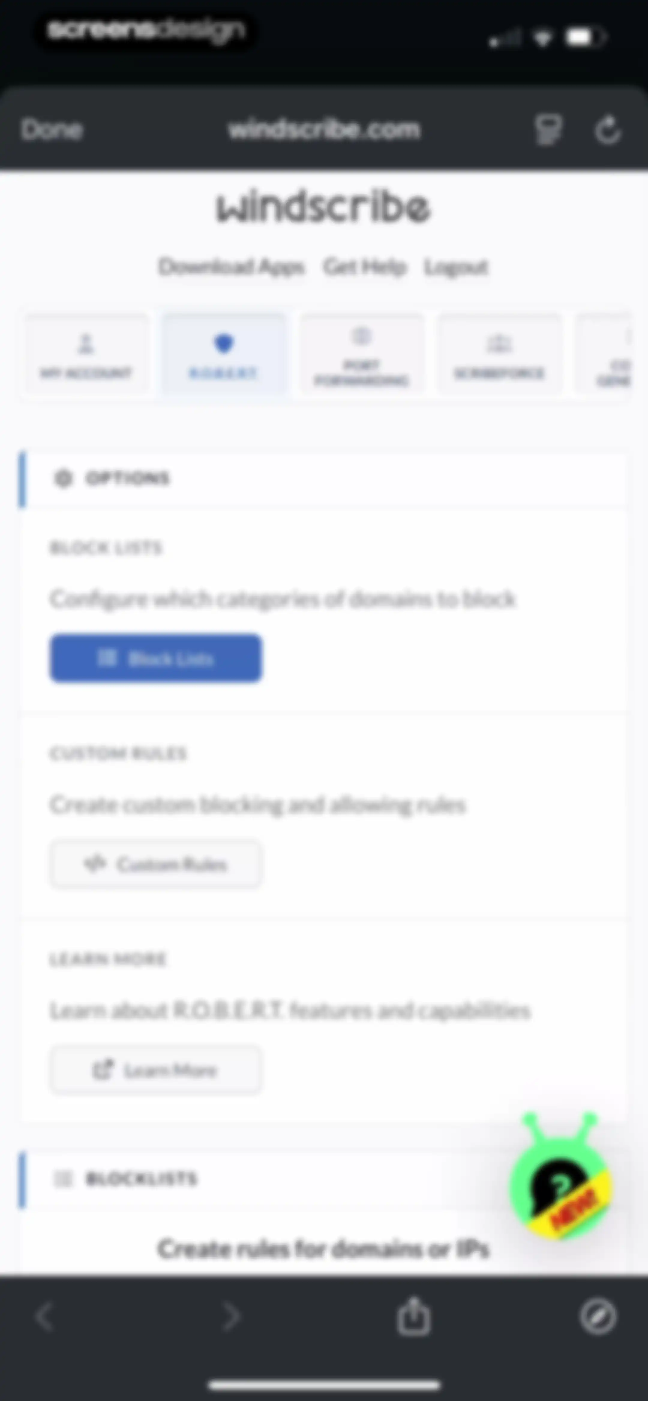 VPN Windscribe: Fast & Secure screen 43