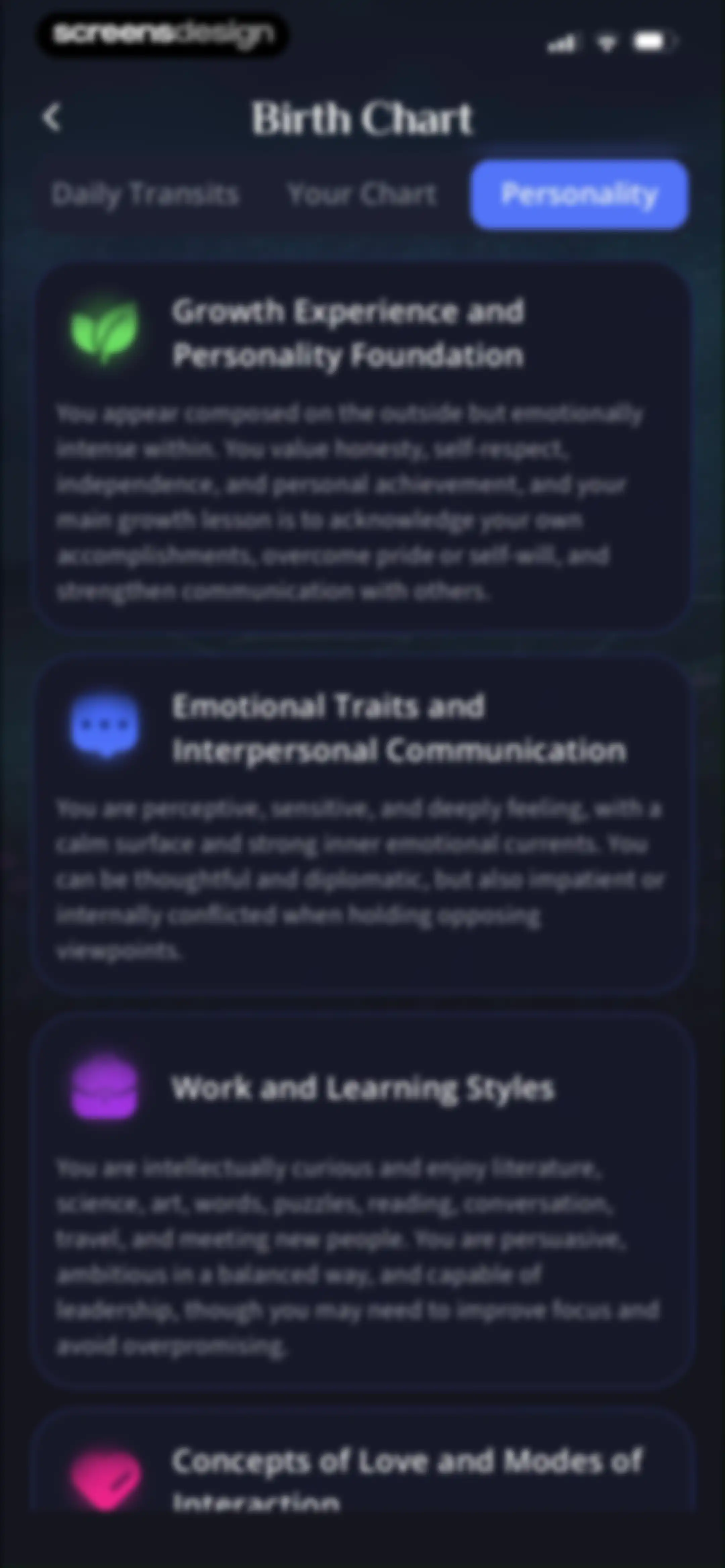 HealTalk - Text Reading screen 87