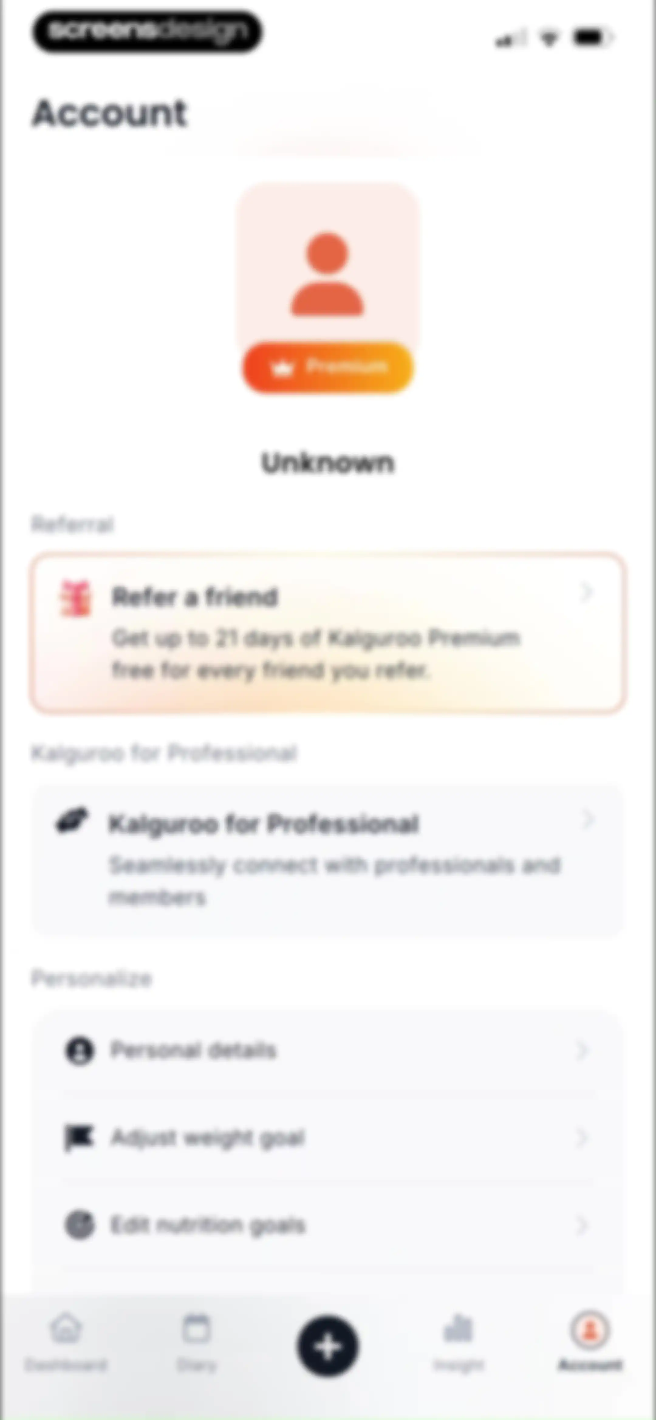 Kalguroo: AI Calorie Tracker screen 122