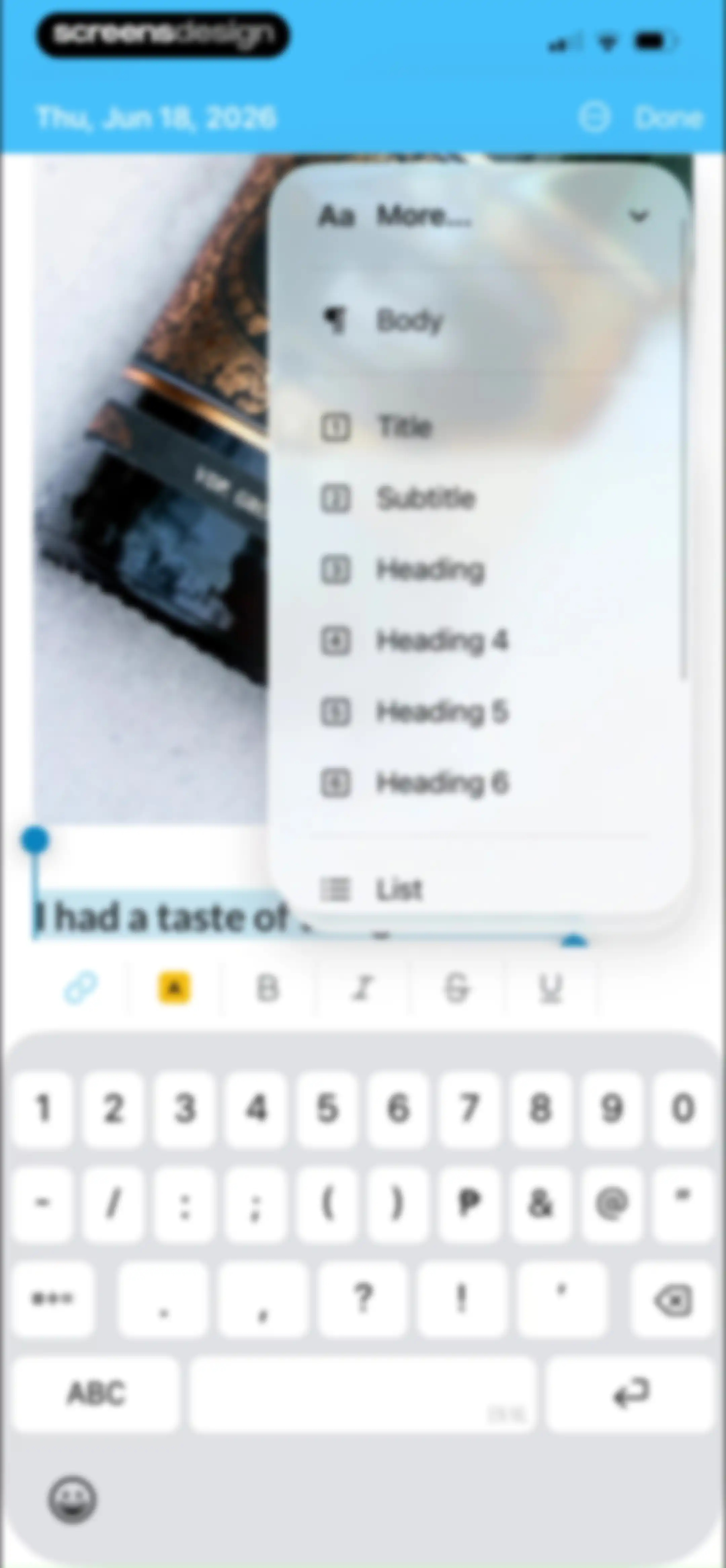 Day One: Daily Journal & Diary screen 23