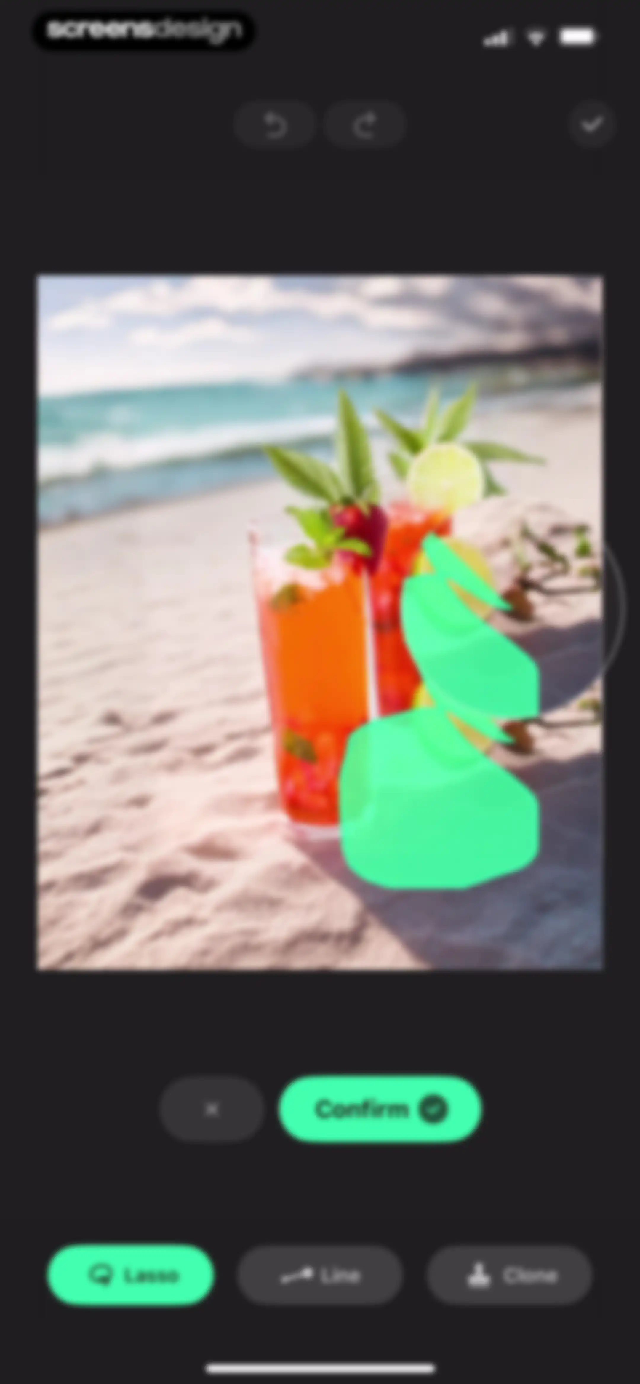 Remove Objects screen 33