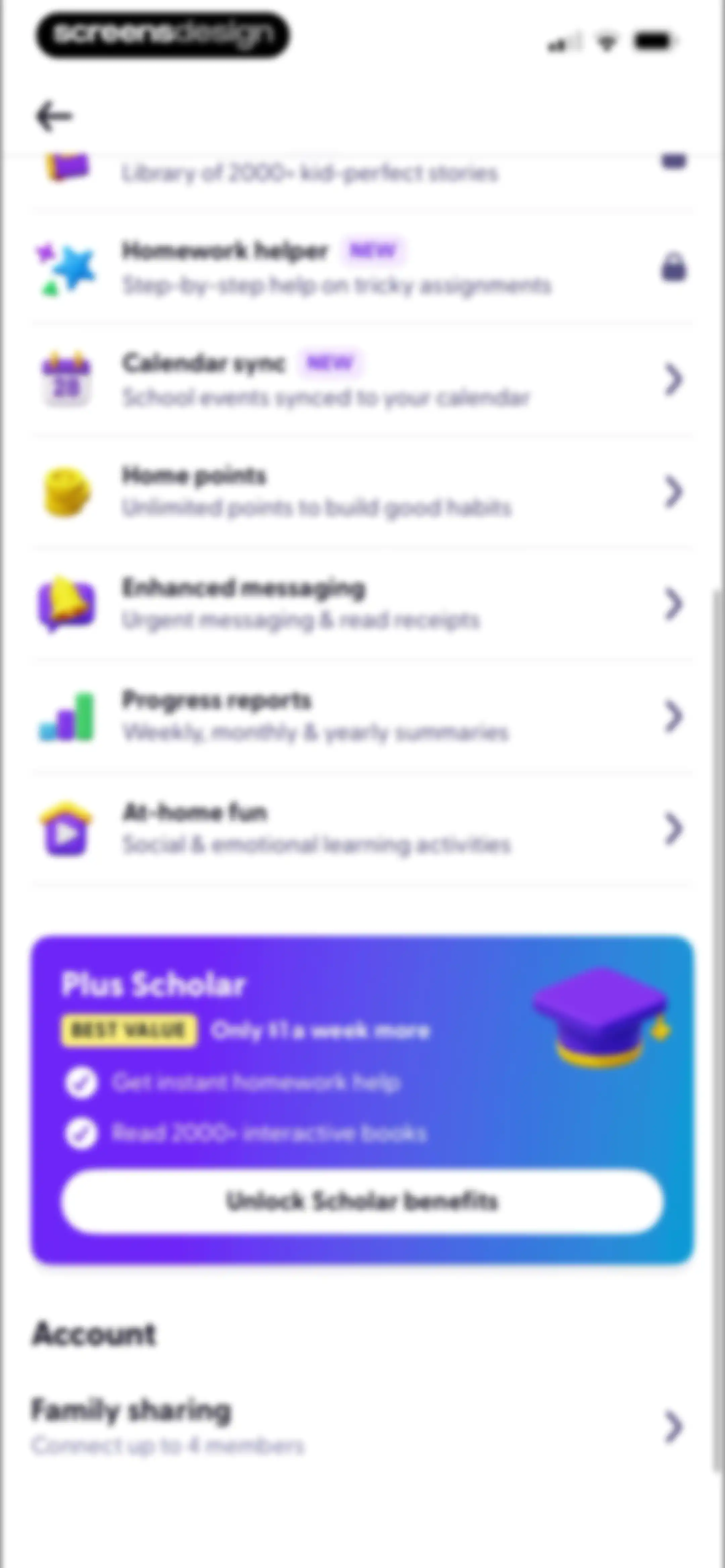 ClassDojo screen 109
