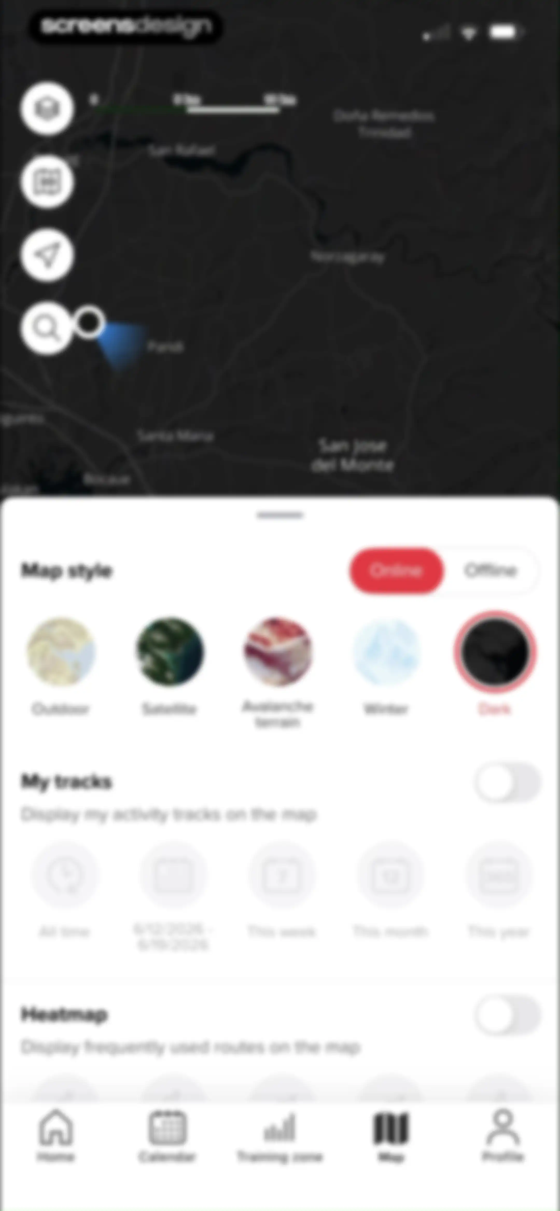 Sports Tracker: Run Bike Hike screen 203